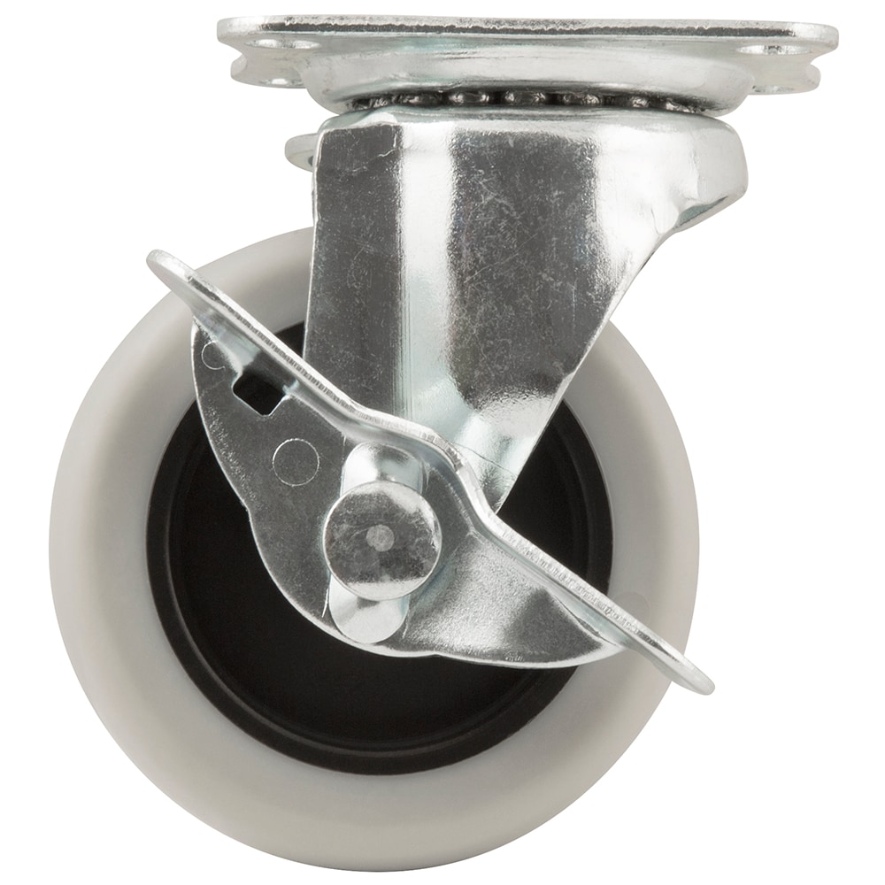 Shepherd Hardware 4036399LW 3-in TPR/Thermoplastic rubber Swivel Caster