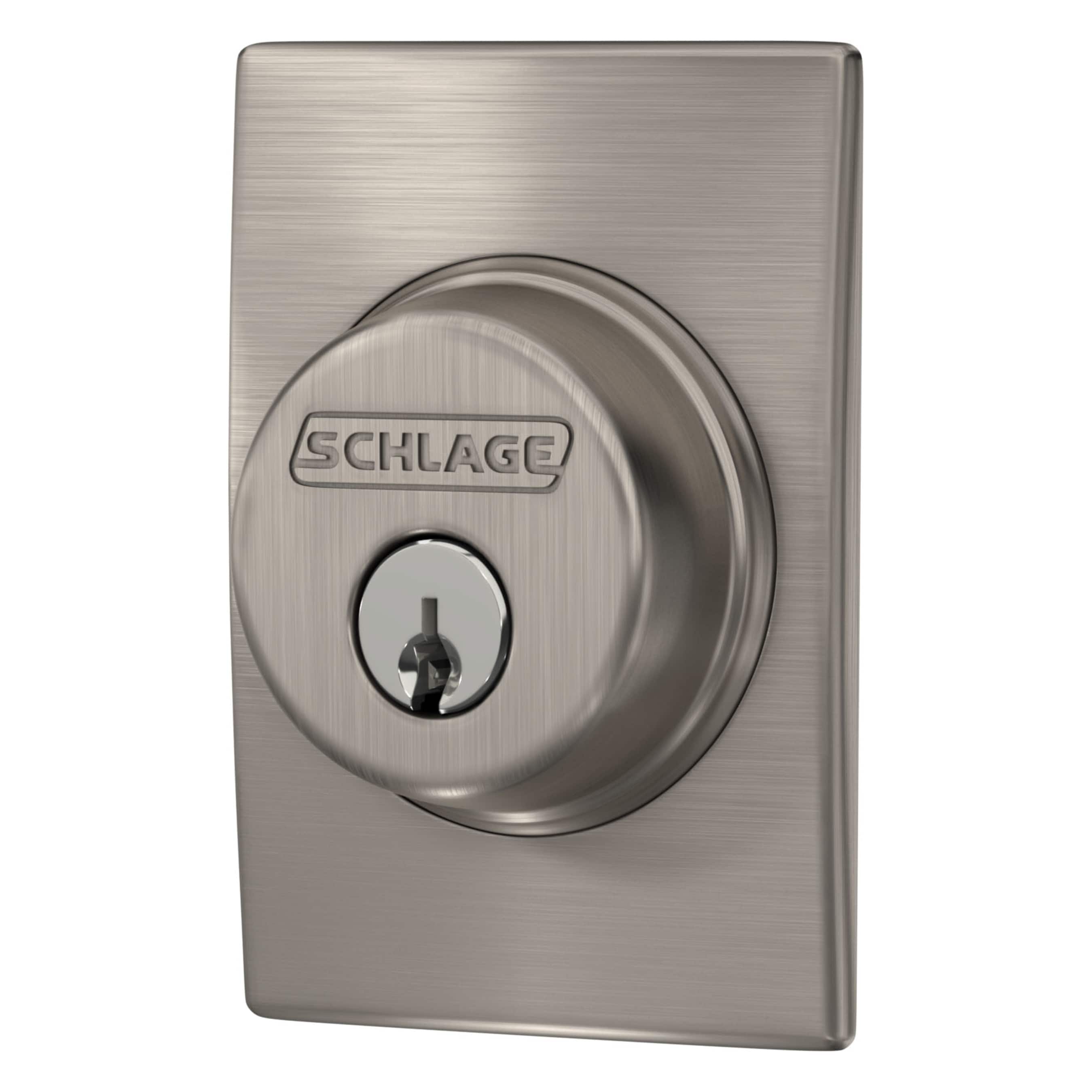 Schlage B60 N CEN 619 Door-Deadbolts - View #9