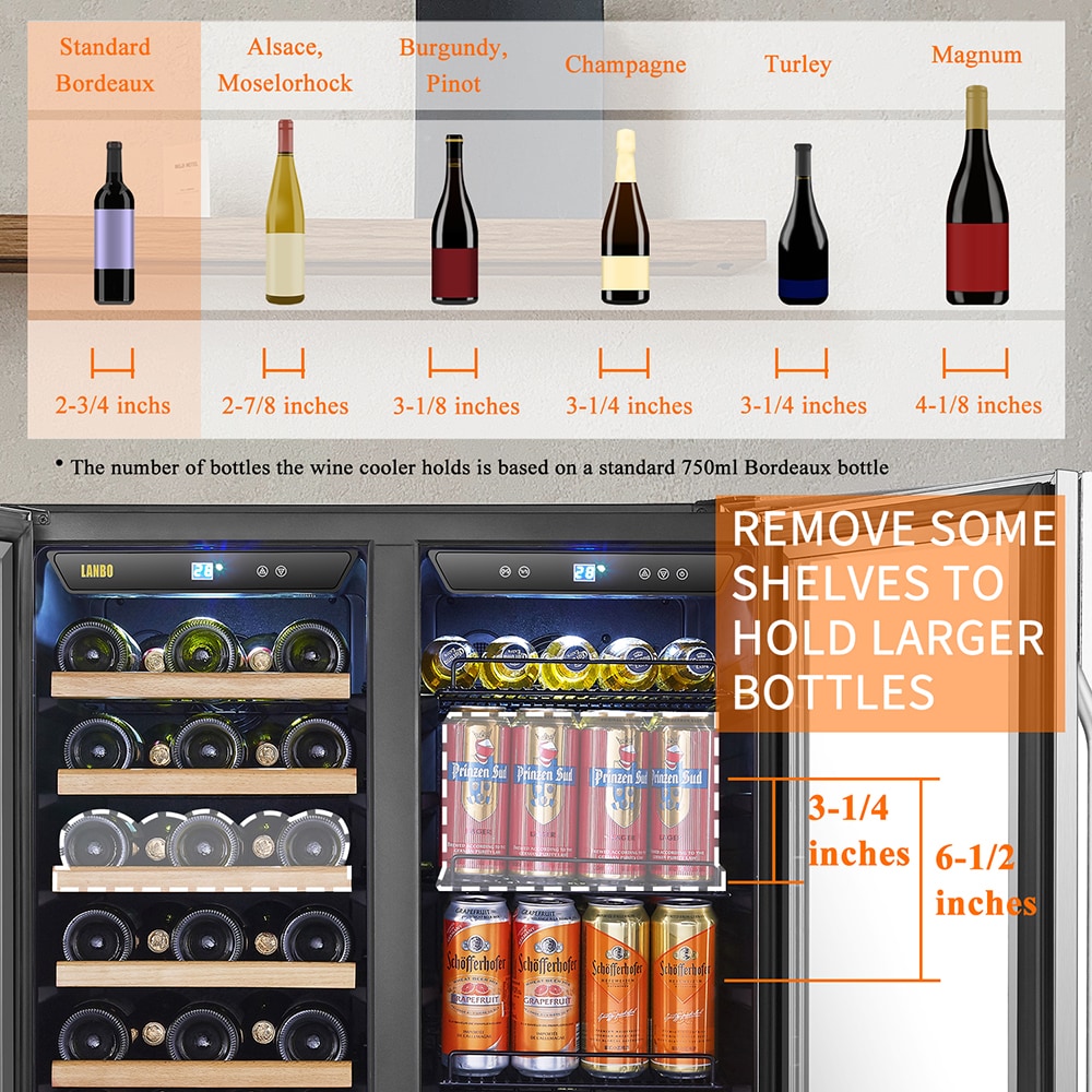 LANBO LW3370B Wine-Chillers - View #16
