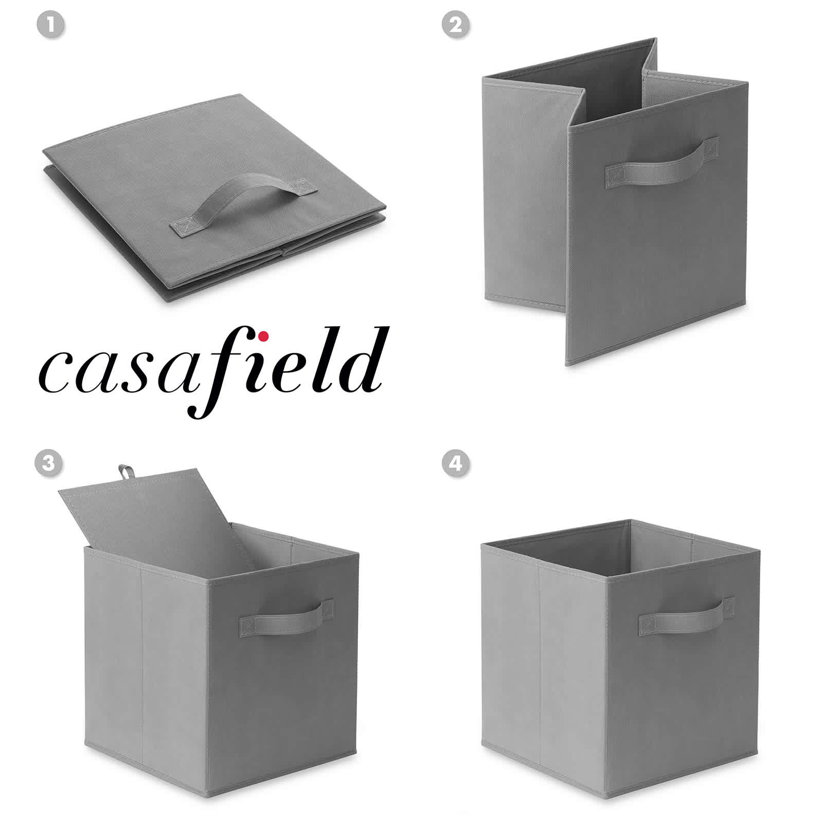 Casafield 6CC-GRY-2. Laminate-Storage-Cubes - View #6