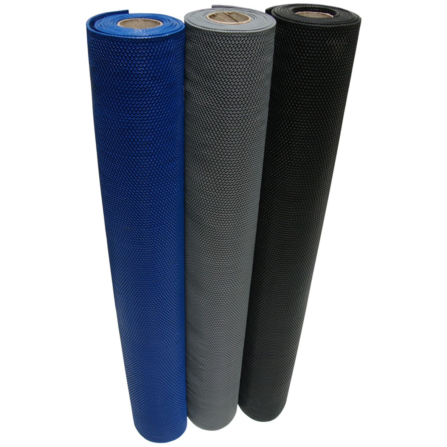 Rubber-Cal S-Grip PVC Runner - 3/16 in x 4 ft x 10 ft - Blue