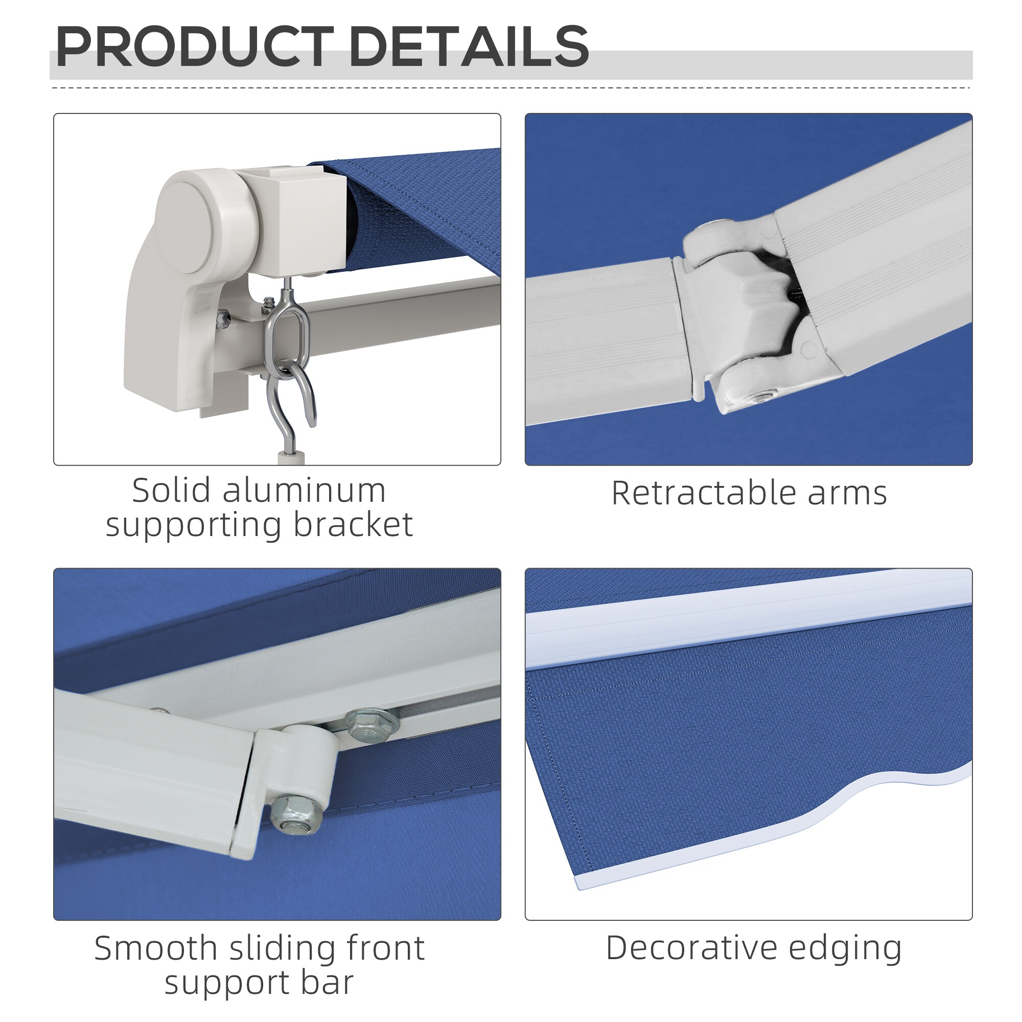 Outsunny 840-207V00DB awnings - View #8