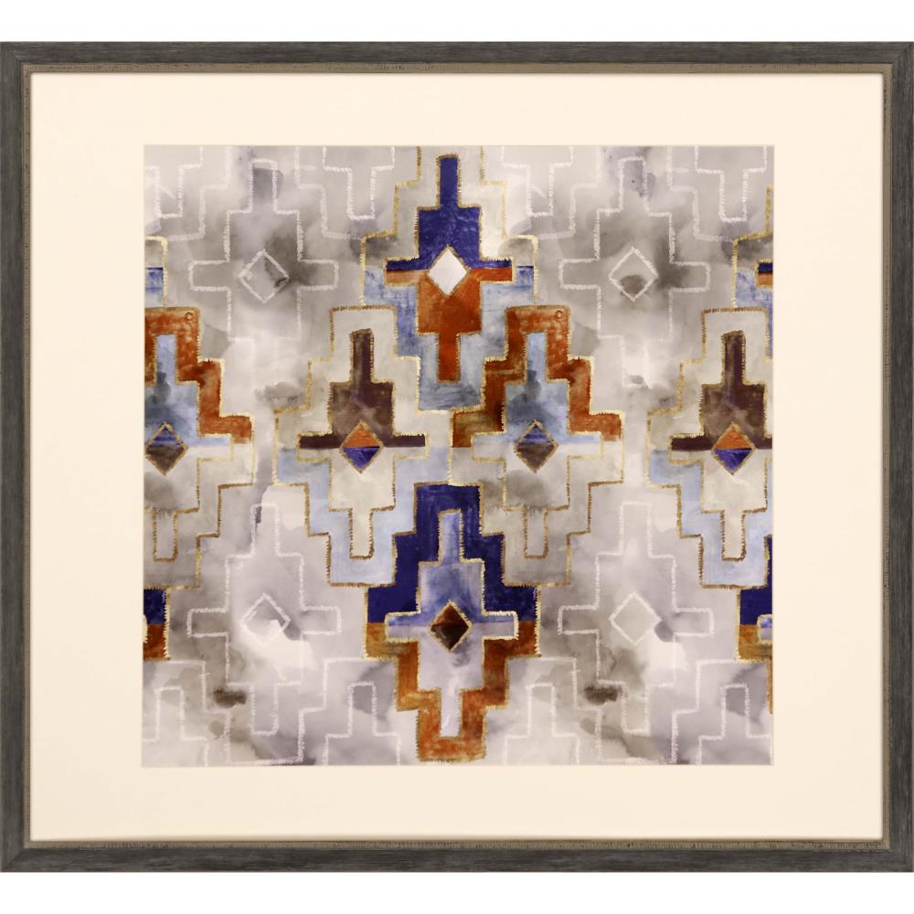Paragon 6843  Wood Framed 42-in H x 47-in W Abstract Paper Print