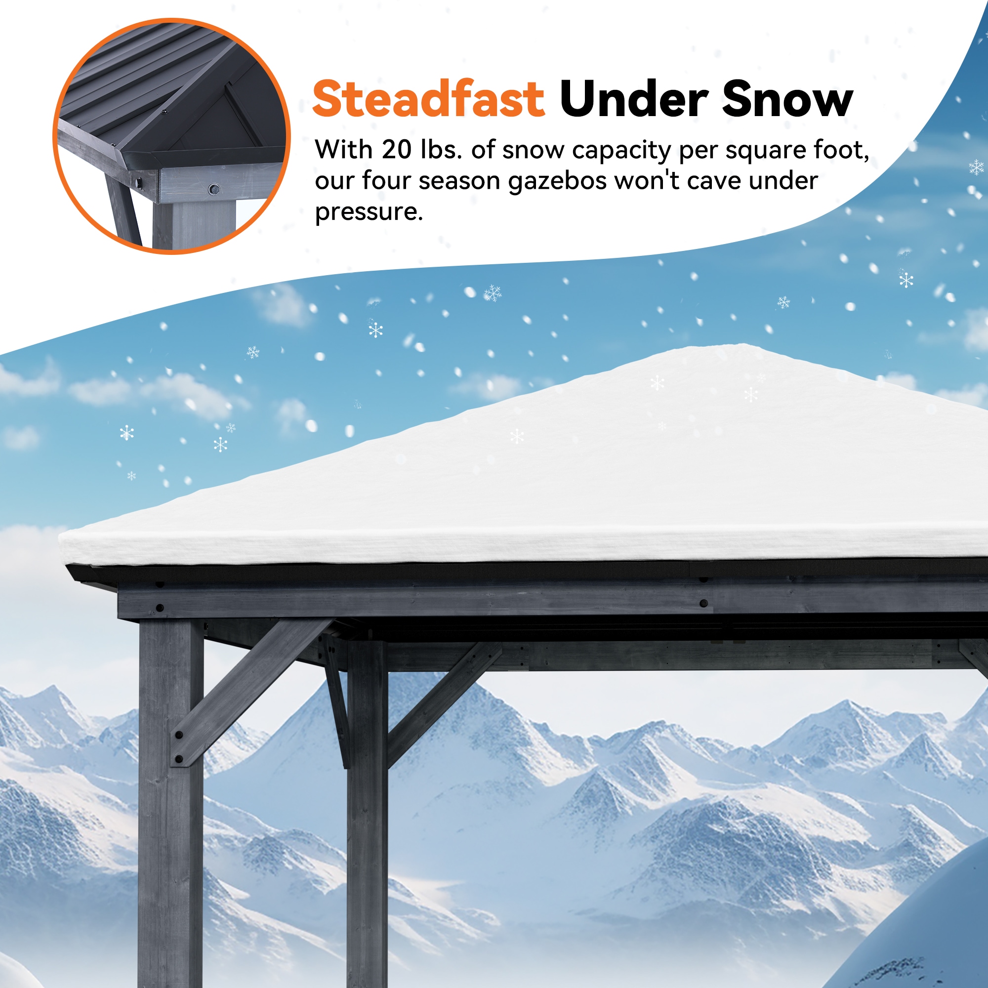 ELEVATE OUTDOORS IG10600047-1111 Wood-Resin-Gazebos - View #6