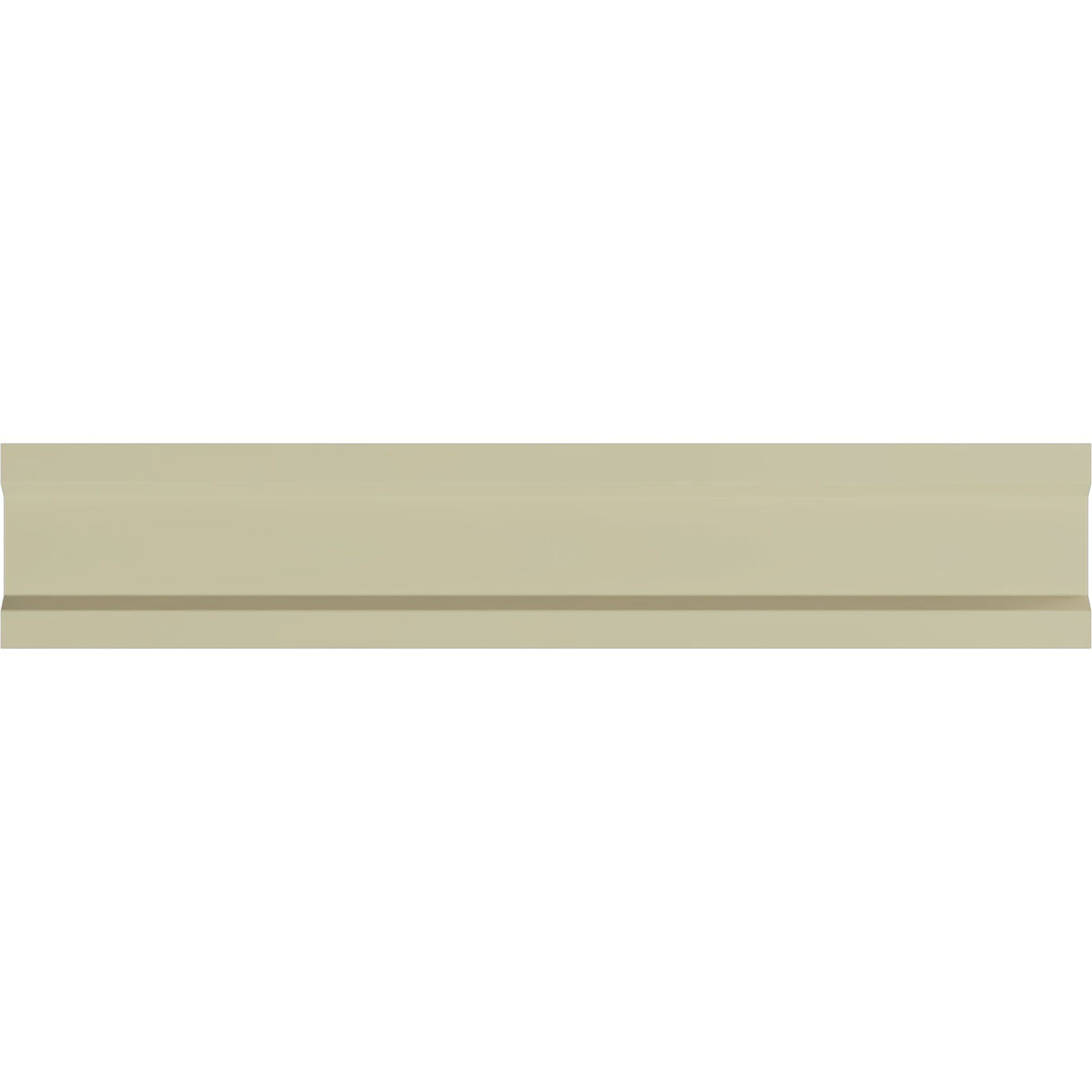 White Primed Polyurethane Flower Crown Moulding Set