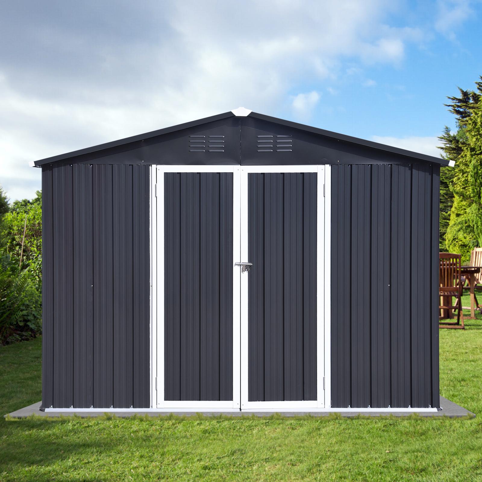 Bayfeve BF-135036-SD 10-Feet x 12-Feet Galvanized steel Storage Shed