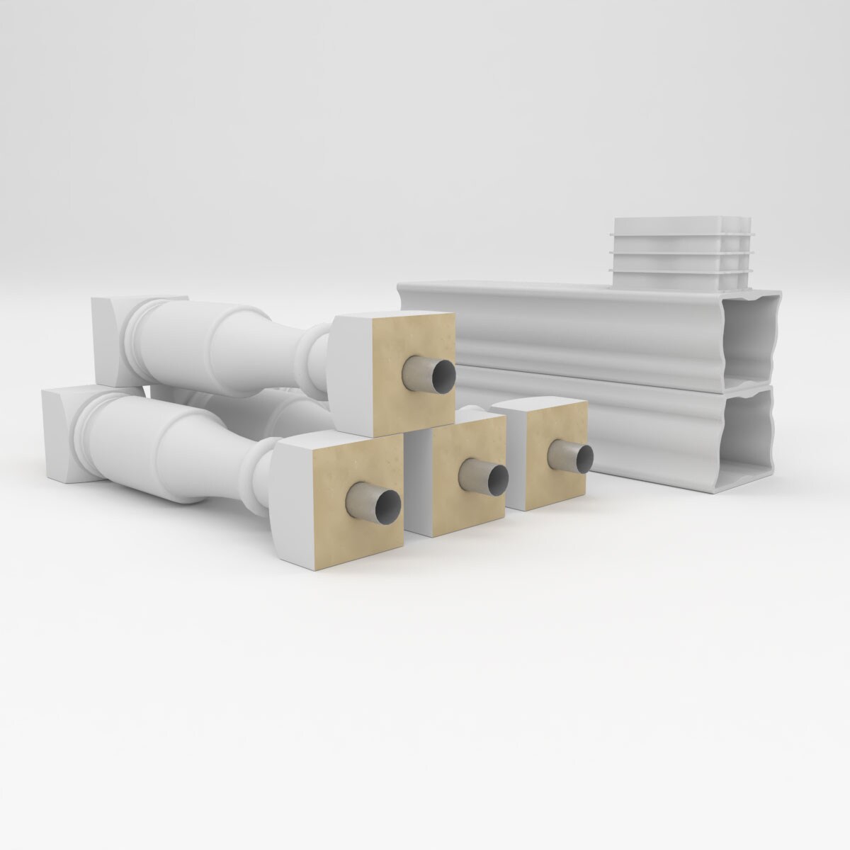 Ekena Millwork BALK38X024HMG railings - View #6