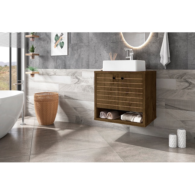 Single Sink Bathroom Vanity, 24 Rustic Wood Bathroom Vanity Unit