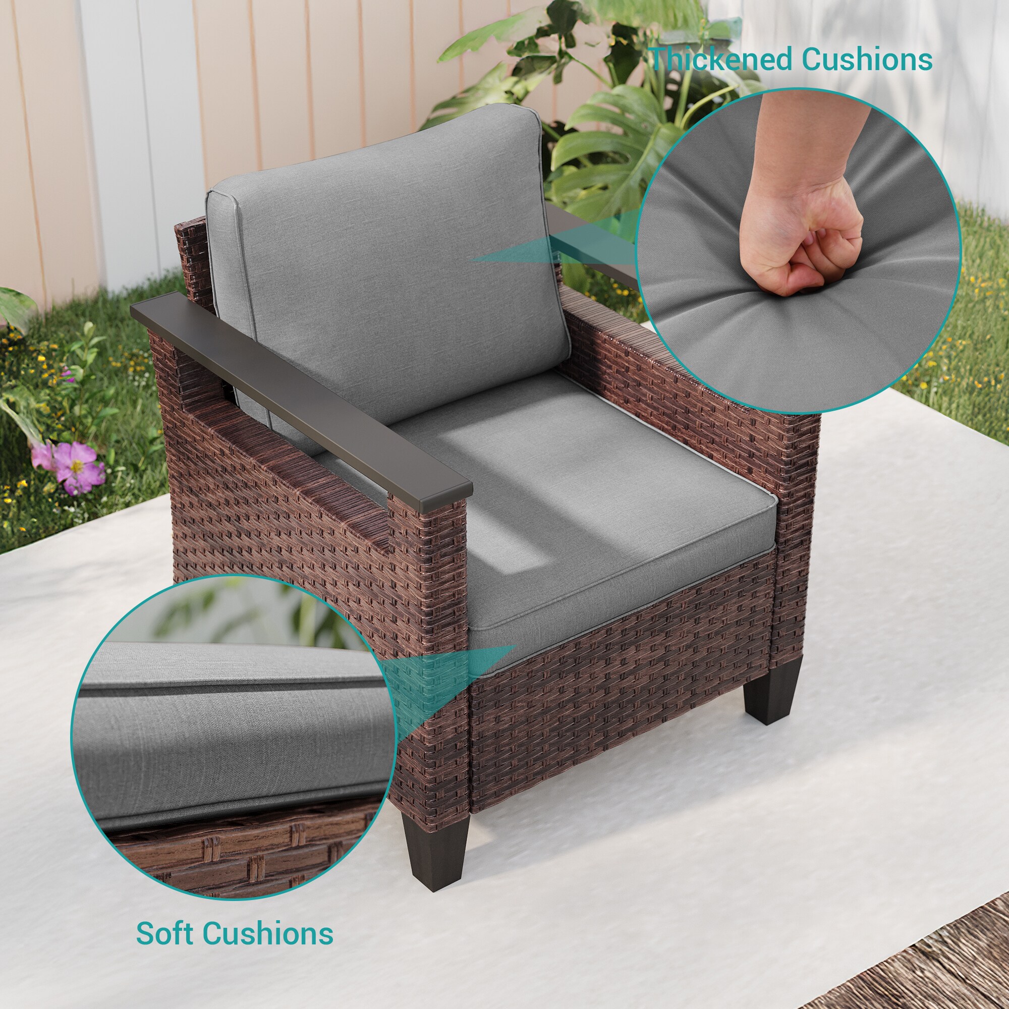 ACEGOSES LW-S2BGY-T3 Patio-Conversation-Sets - View #4