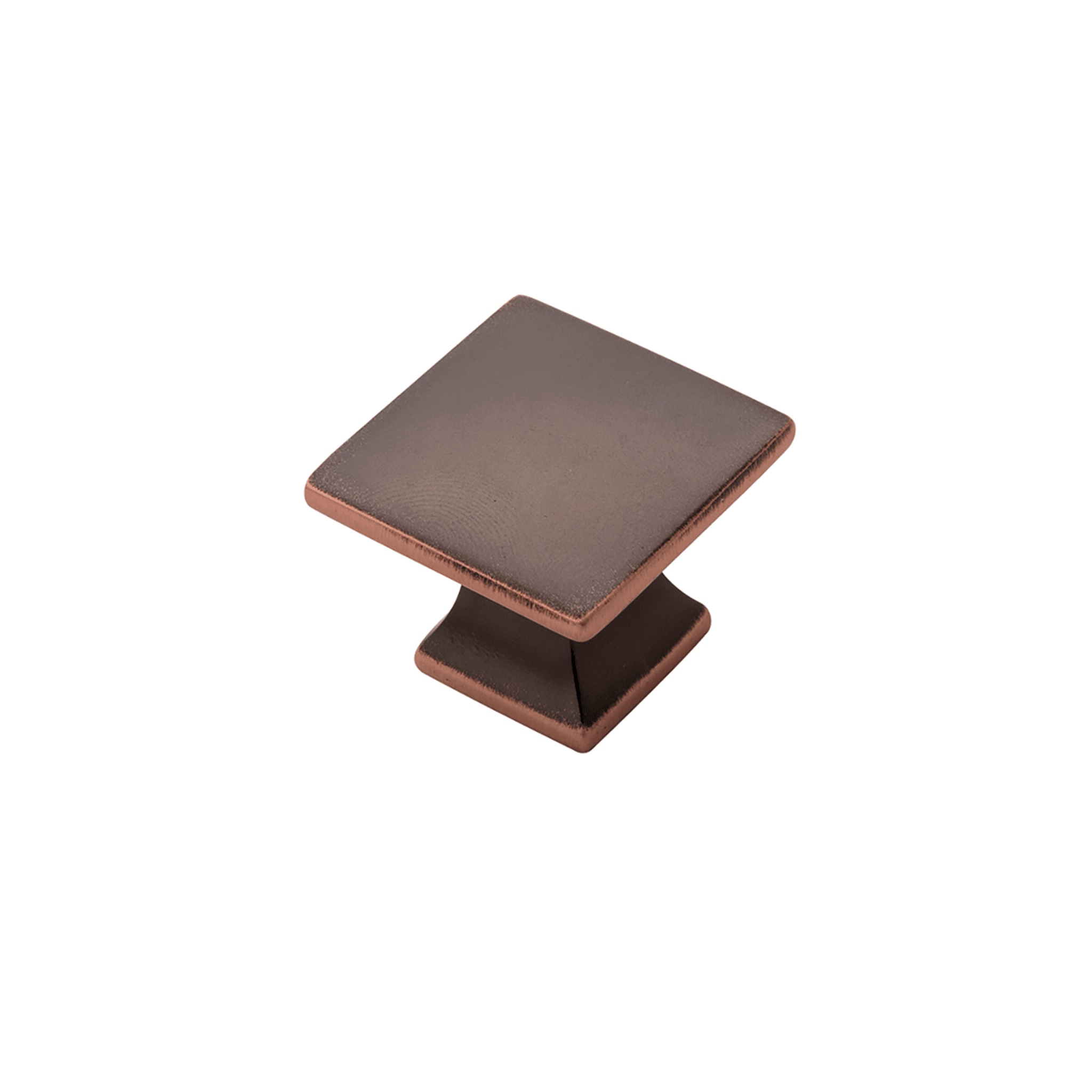 Hickory Hardware P3028-OBH-10B Studio Oil-Rubbed Bronze Highlighted Square Transitional Cabinet Knob 10 -Pack