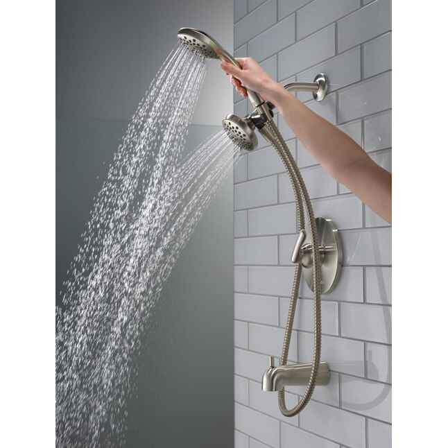 Peerless Dulcet Brushed Nickel 1-Handle Bathtub and Shower Faucet Peerless Dulcet Brushed Nickel 1-Handle Bathtub and Shower Faucet