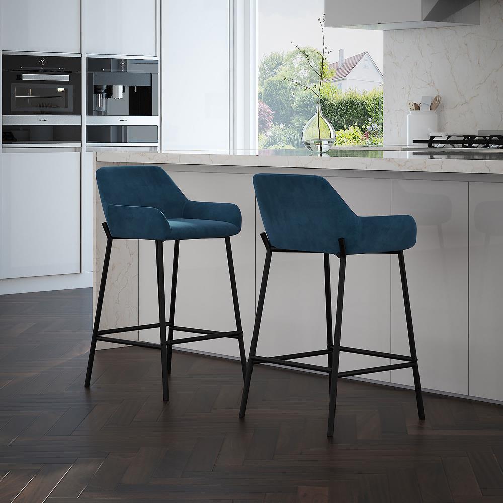 Worldwide Homefurnishings 203-541BLU stools - View #3