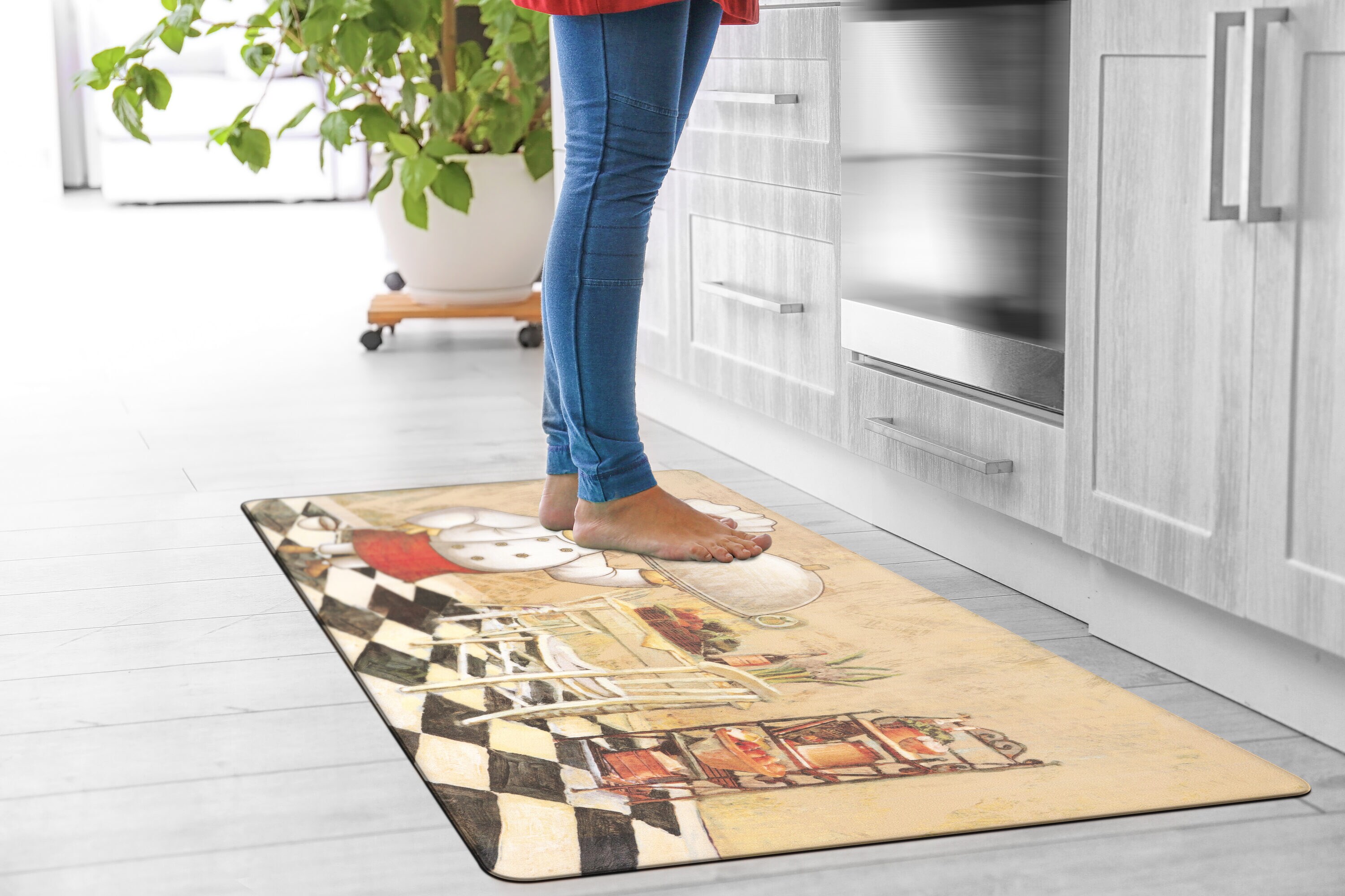 World Rug Gallery 853MULTI18X30 Mats-Cat - View #5