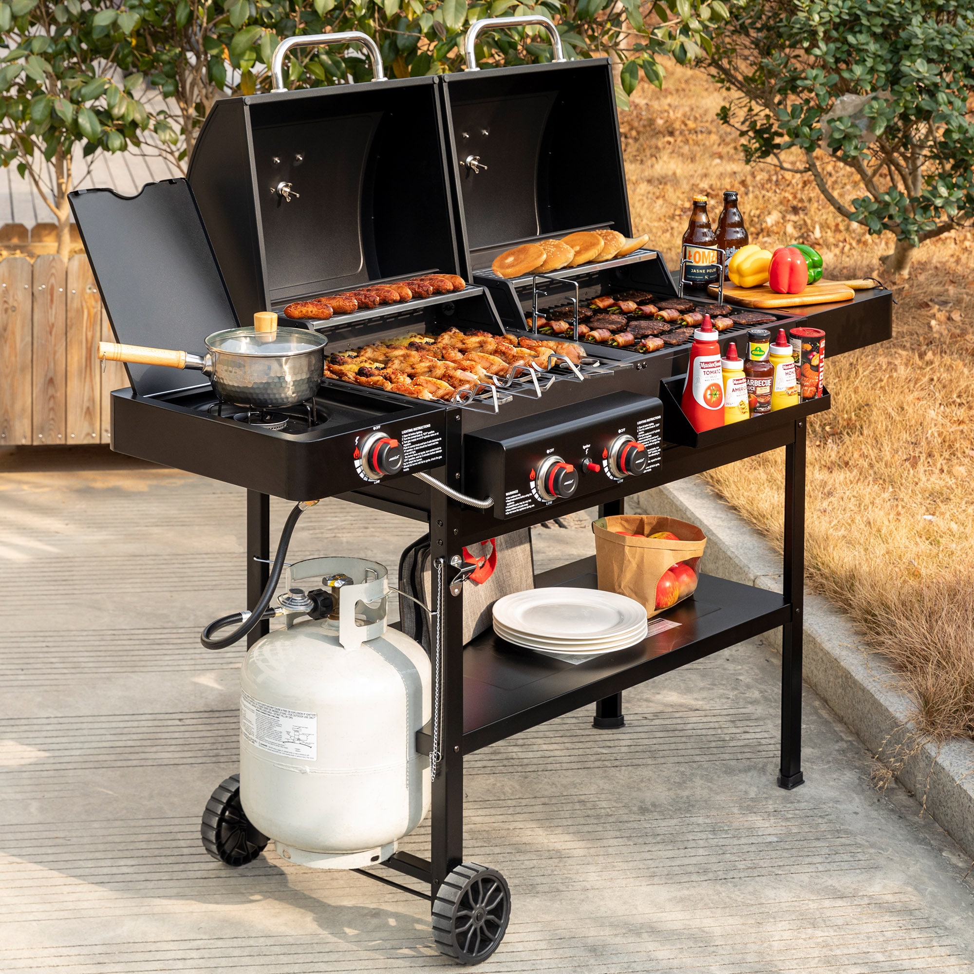 Royal Gourmet ZH3005 Combo-Grills - View #6