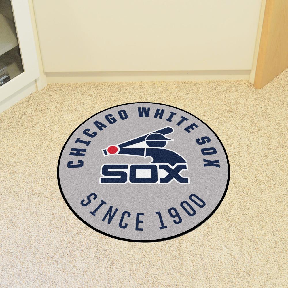 Fanmats  Chicago White Sox Baseball Mat - Retro Collection