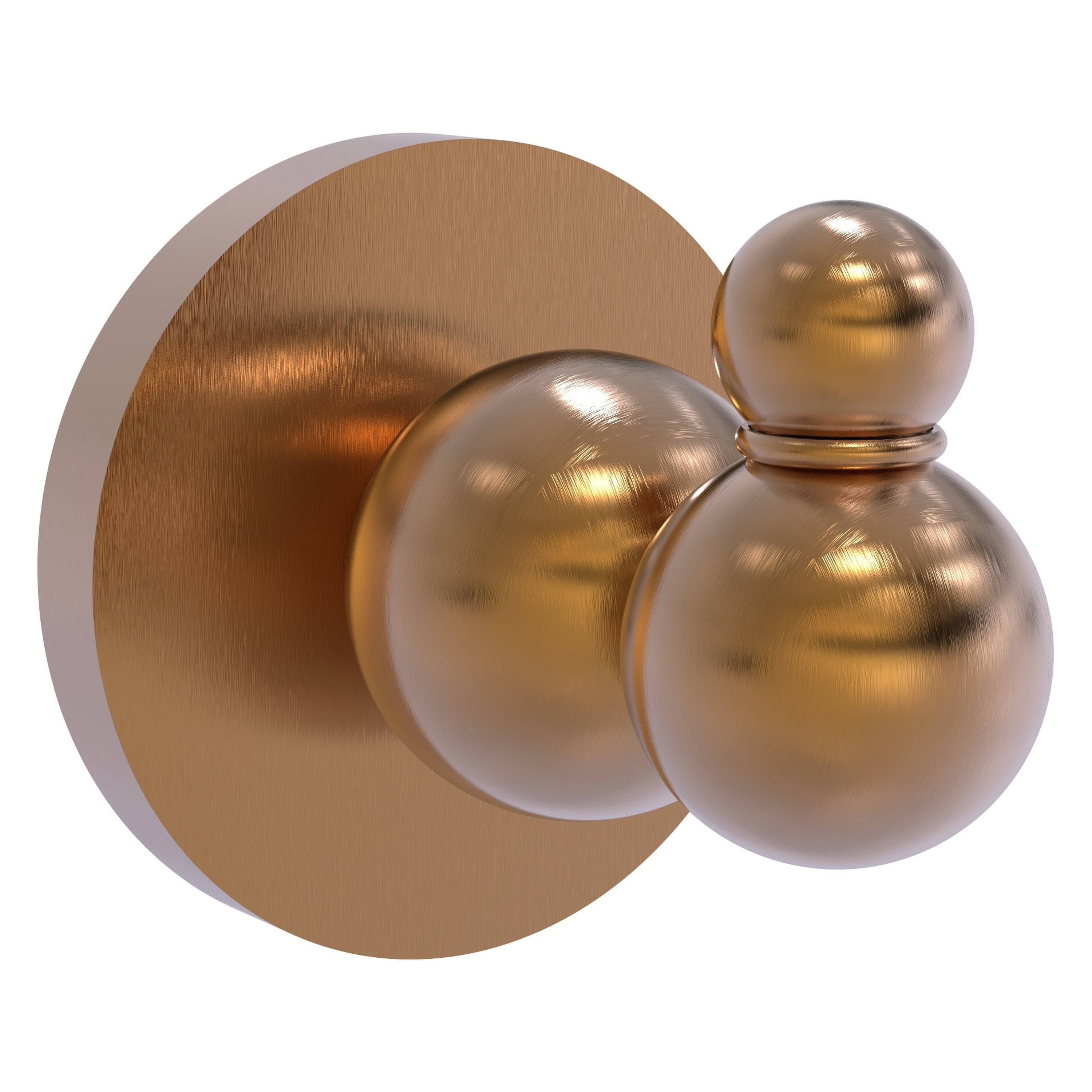 Allied Brass BL-H1-BBR Bolero Brushed Bronze Single -Hook Wall mount Towel Hook
