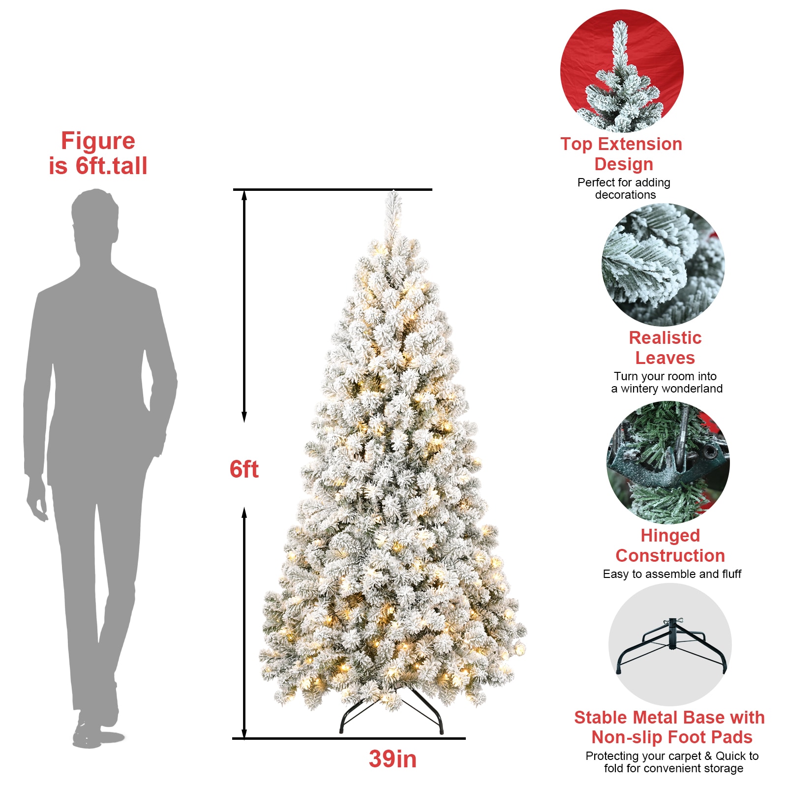 AAZJ JMR-307764AAF Artificial-Christmas-Trees - View #6