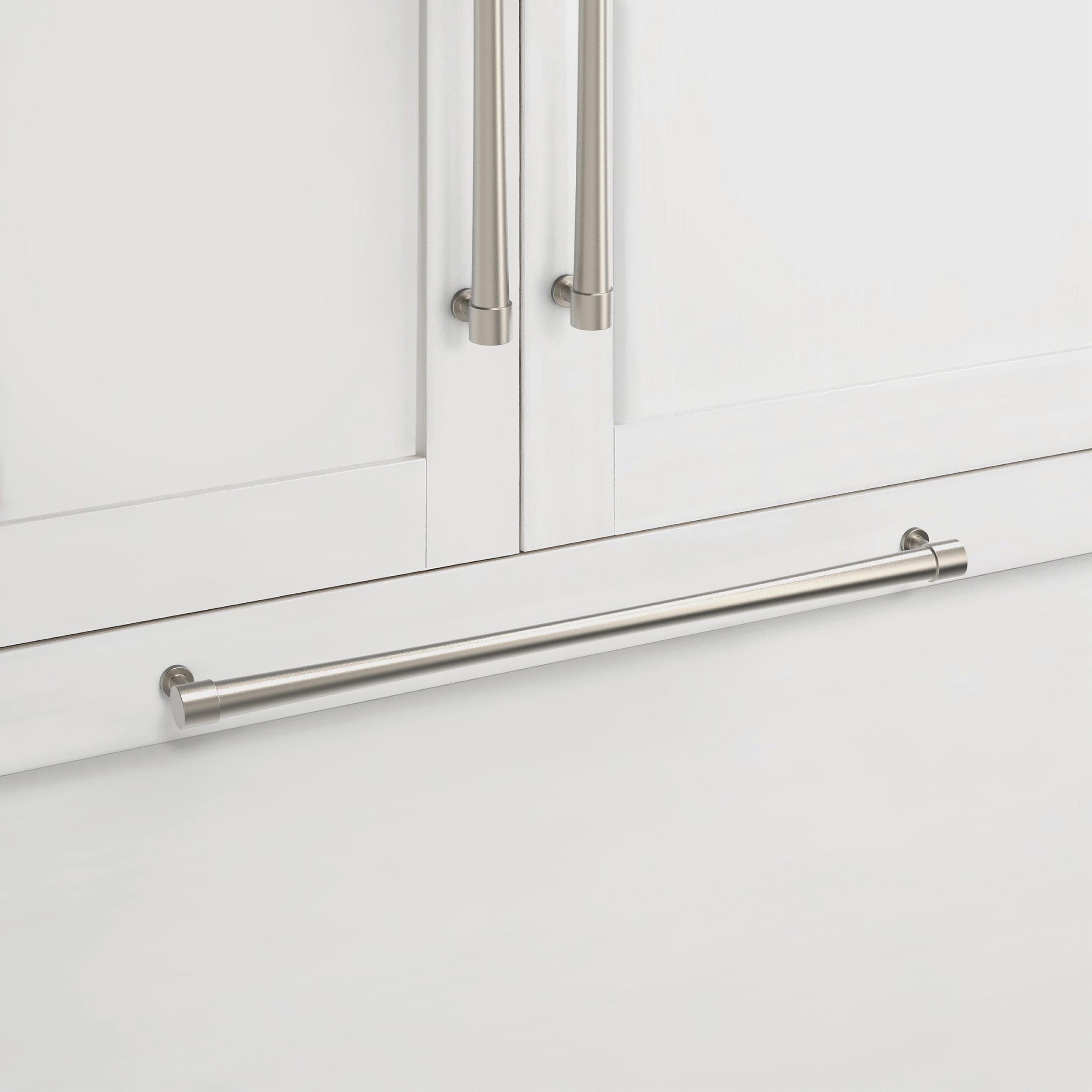 Franklin Brass DCODP-SN-D Oversized 18-in , 457mm Center to Center Satin Nickel Cylindrical Bar For Use on Appliances Drawer Pulls
