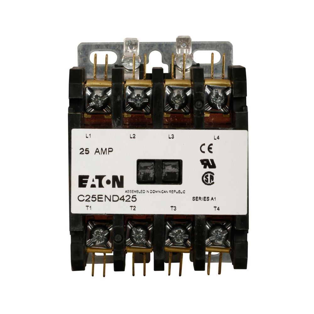 Eaton Definite Purpose Contactor 30A 4-Pole 110-120V