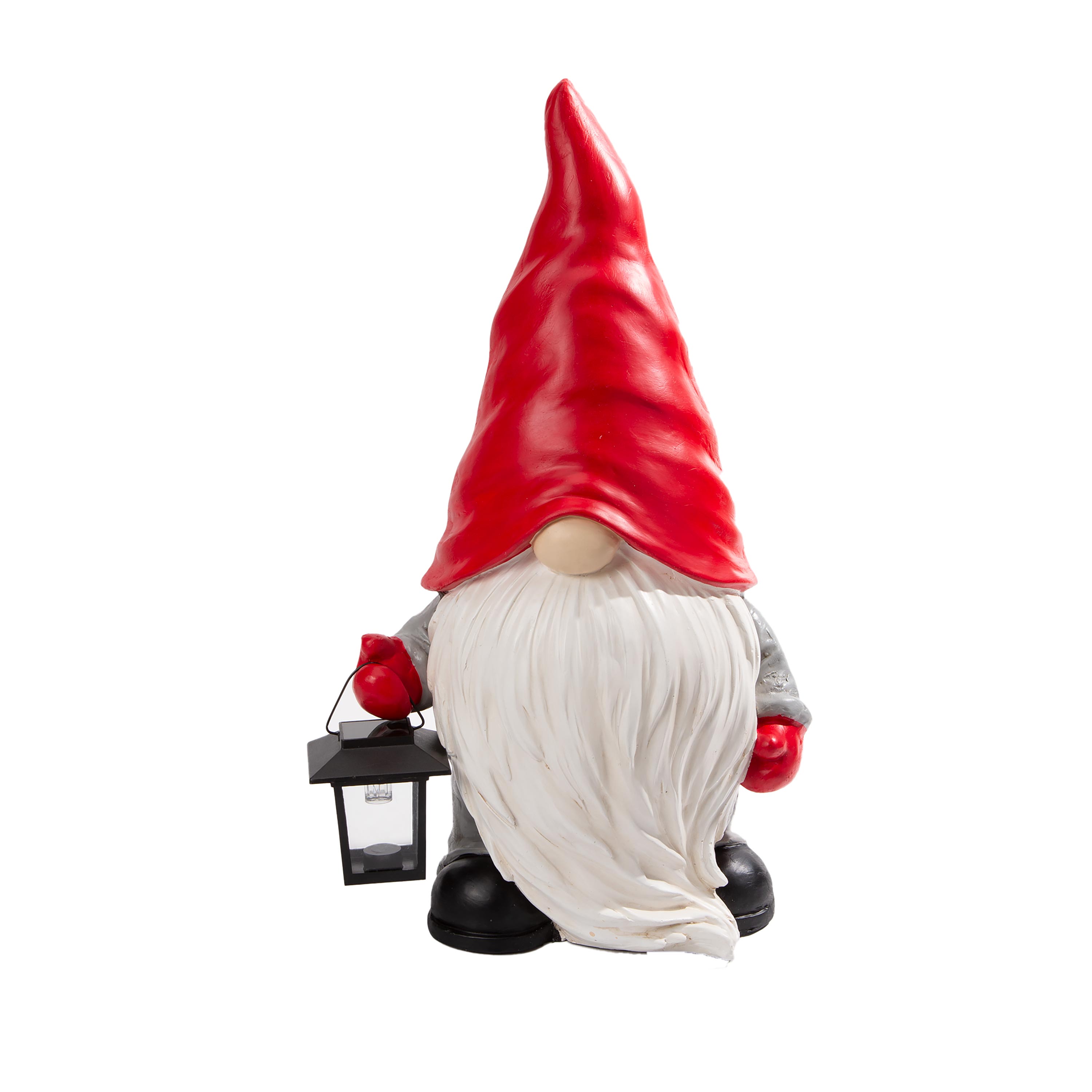 Evergreen GO8576 20.47-Inches H x 12.5-Inches W Red Gnome Garden Statue