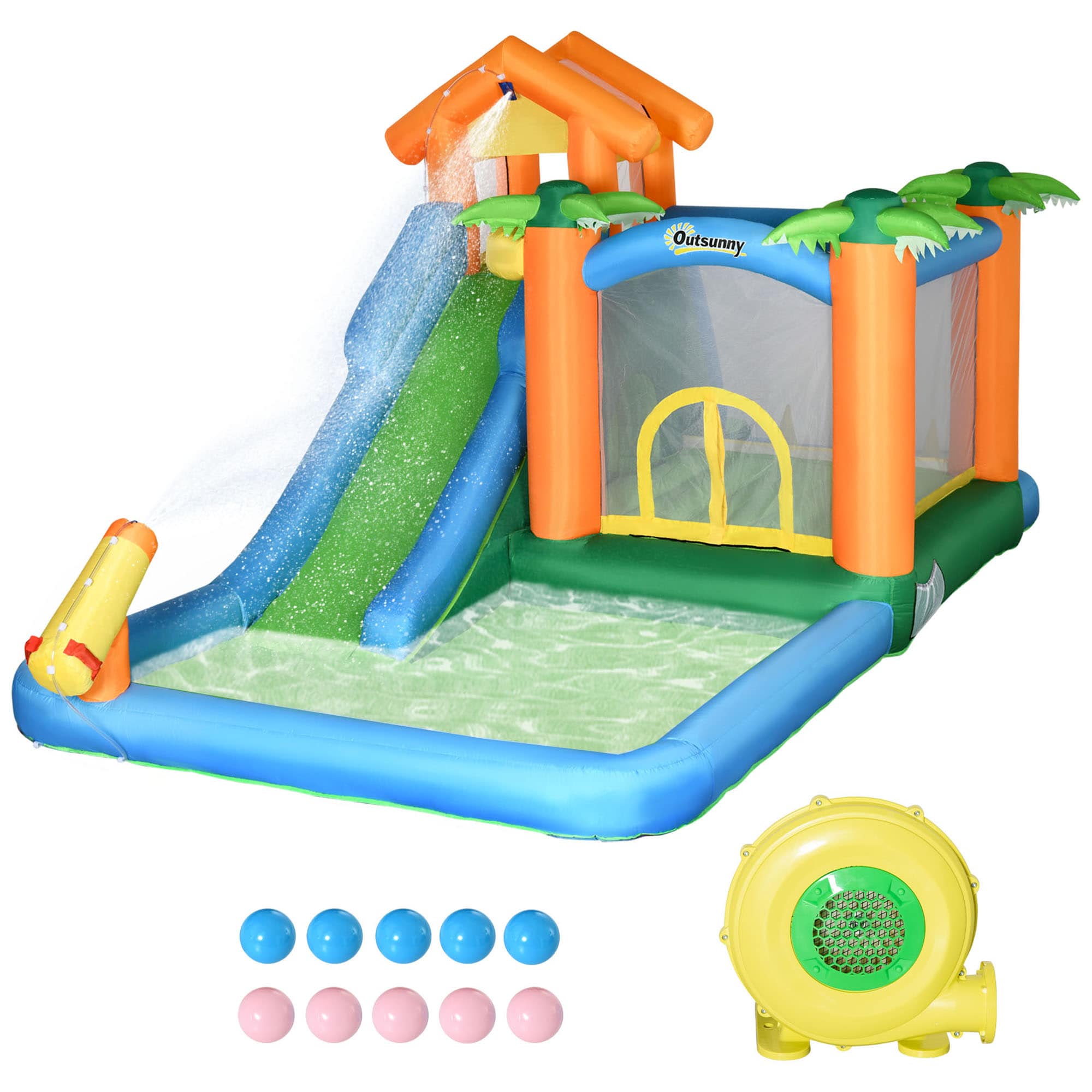 Siavonce XH56336 Bounce House 216.50-in Plastic