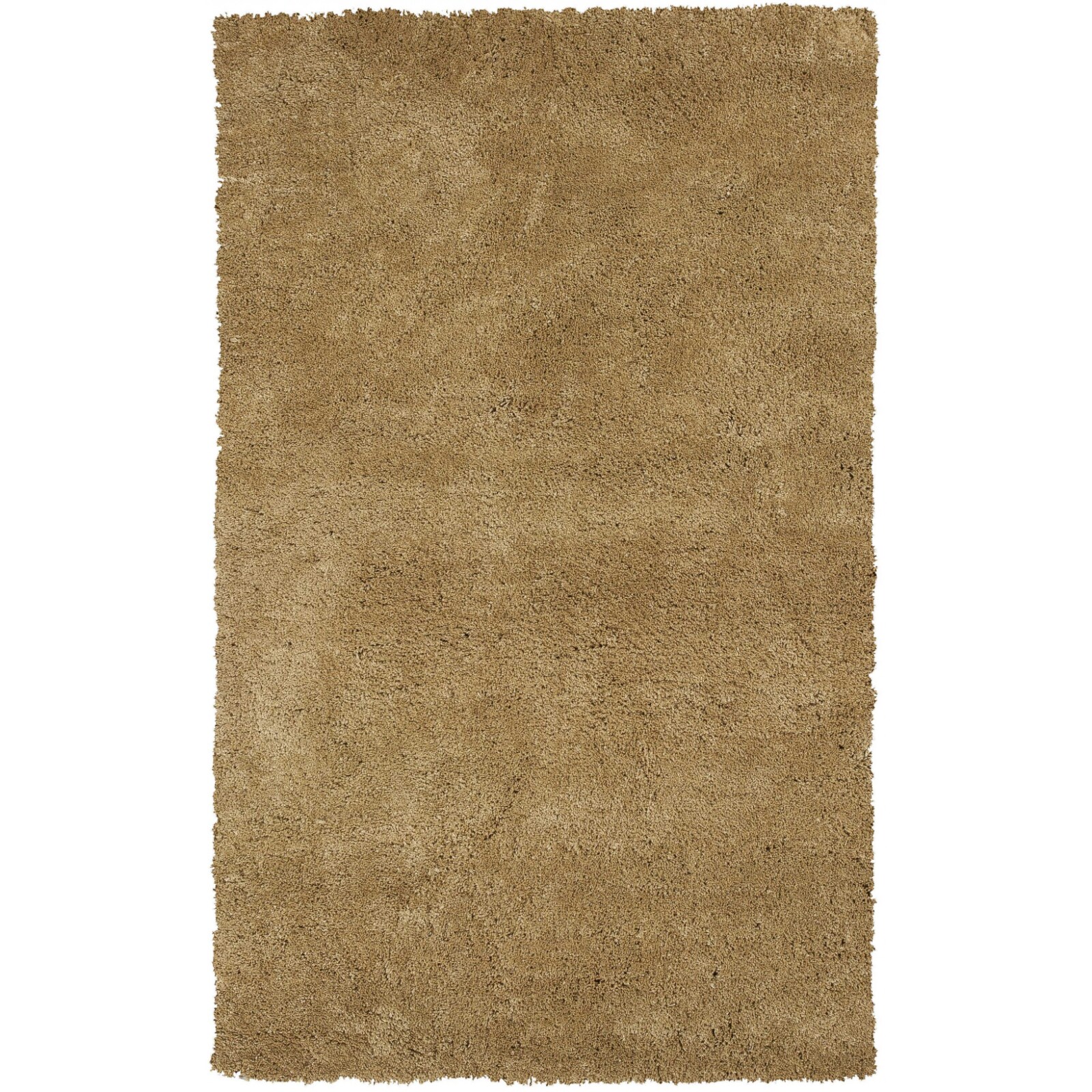 HomeRoots 353930 Bernadette 3 X 5 (ft) Rag Gold Indoor Solid Area Rug