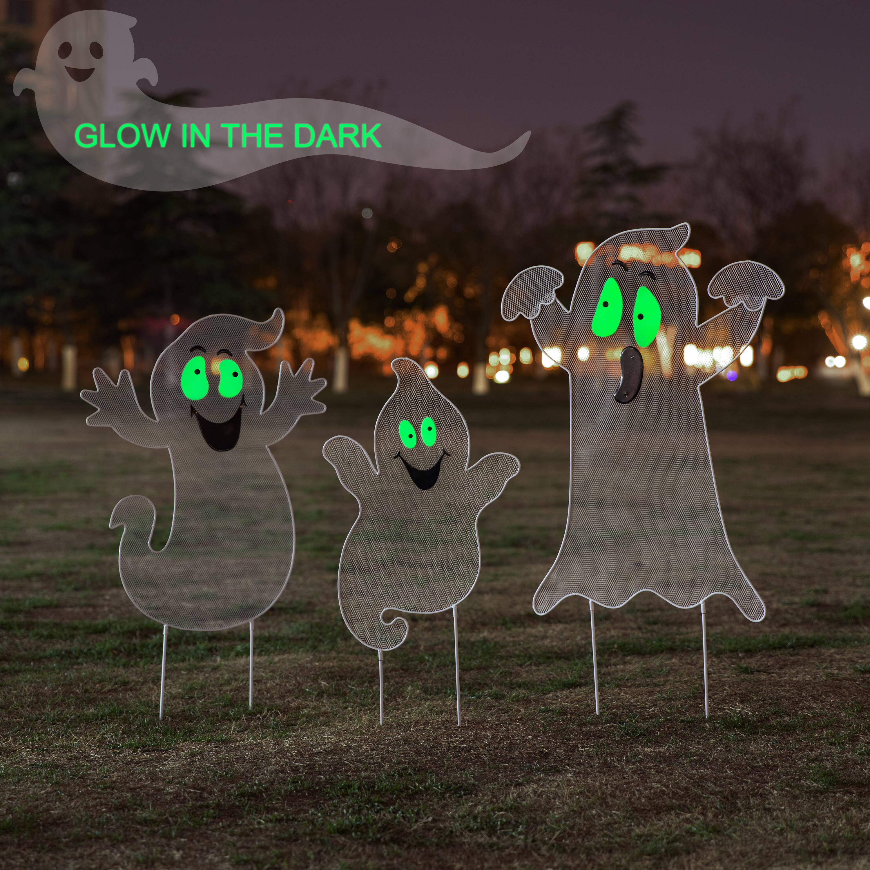 Glitzhome 2030200010 Outdoor-Halloween-Decor - View #2