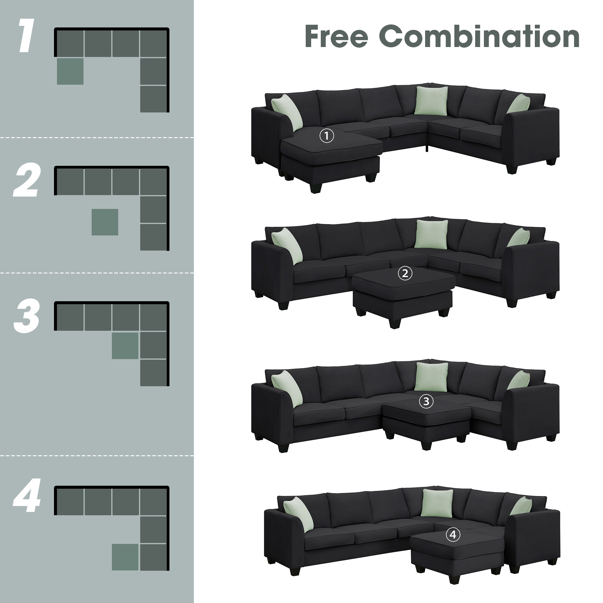 GZMR GZ-GN3012B Sofas-Loveseats - View #10