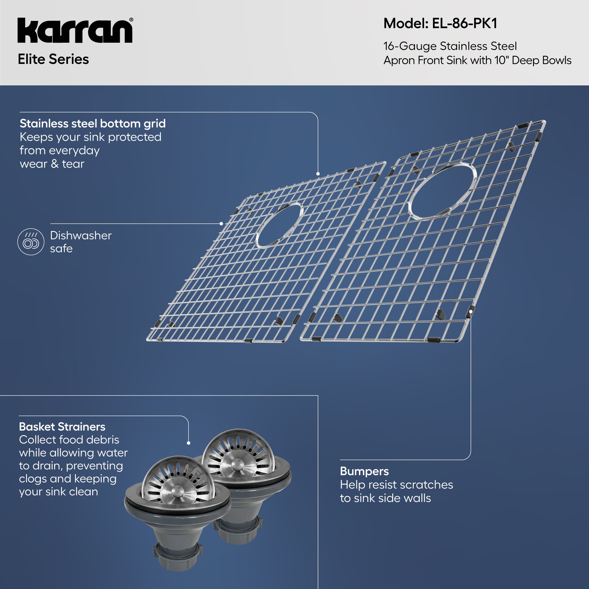Karran EL-86-PK1 Kitchen-Sinks - View #5