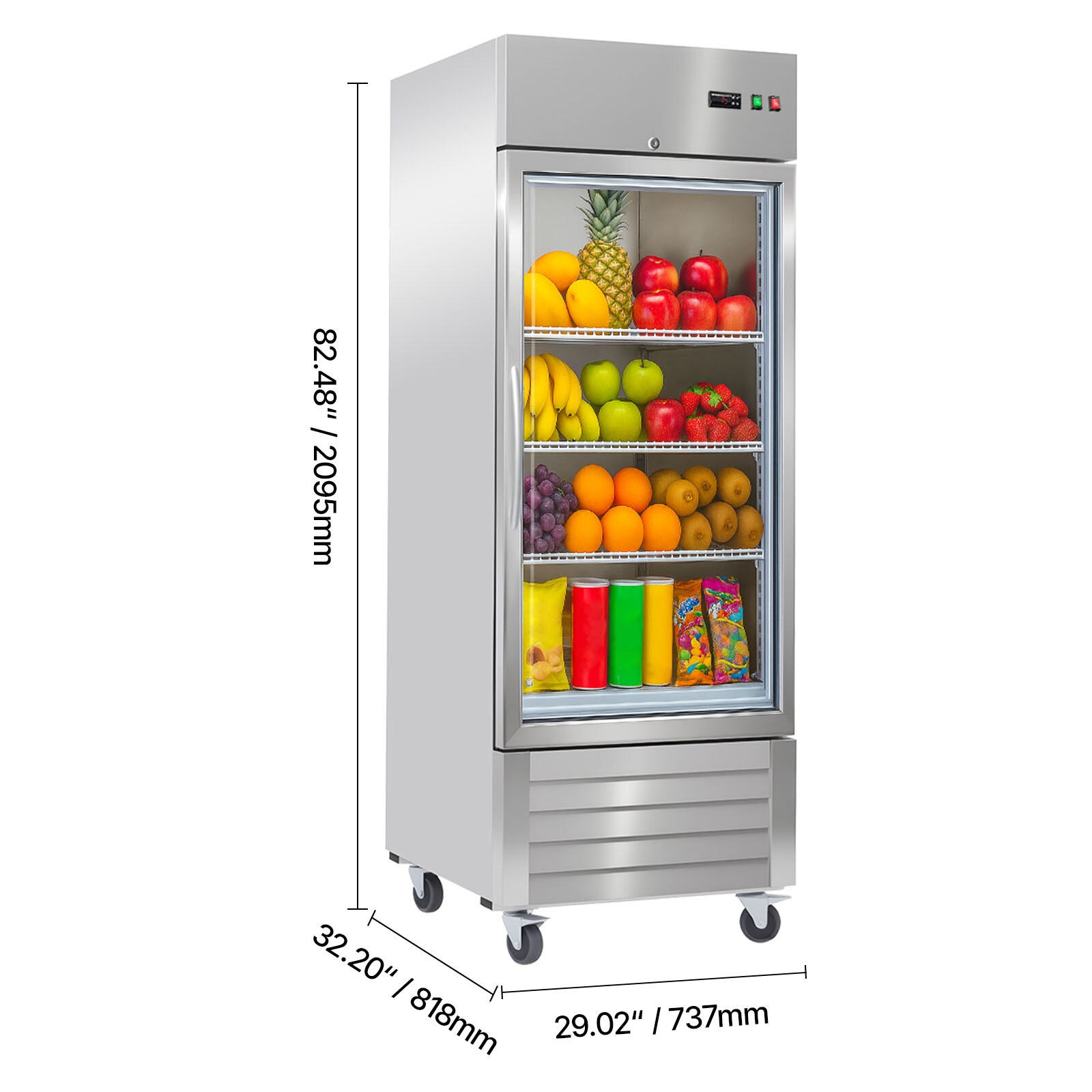 GIVIMO LW102GIVSS0391 Commercial-Refrigerators - View #3