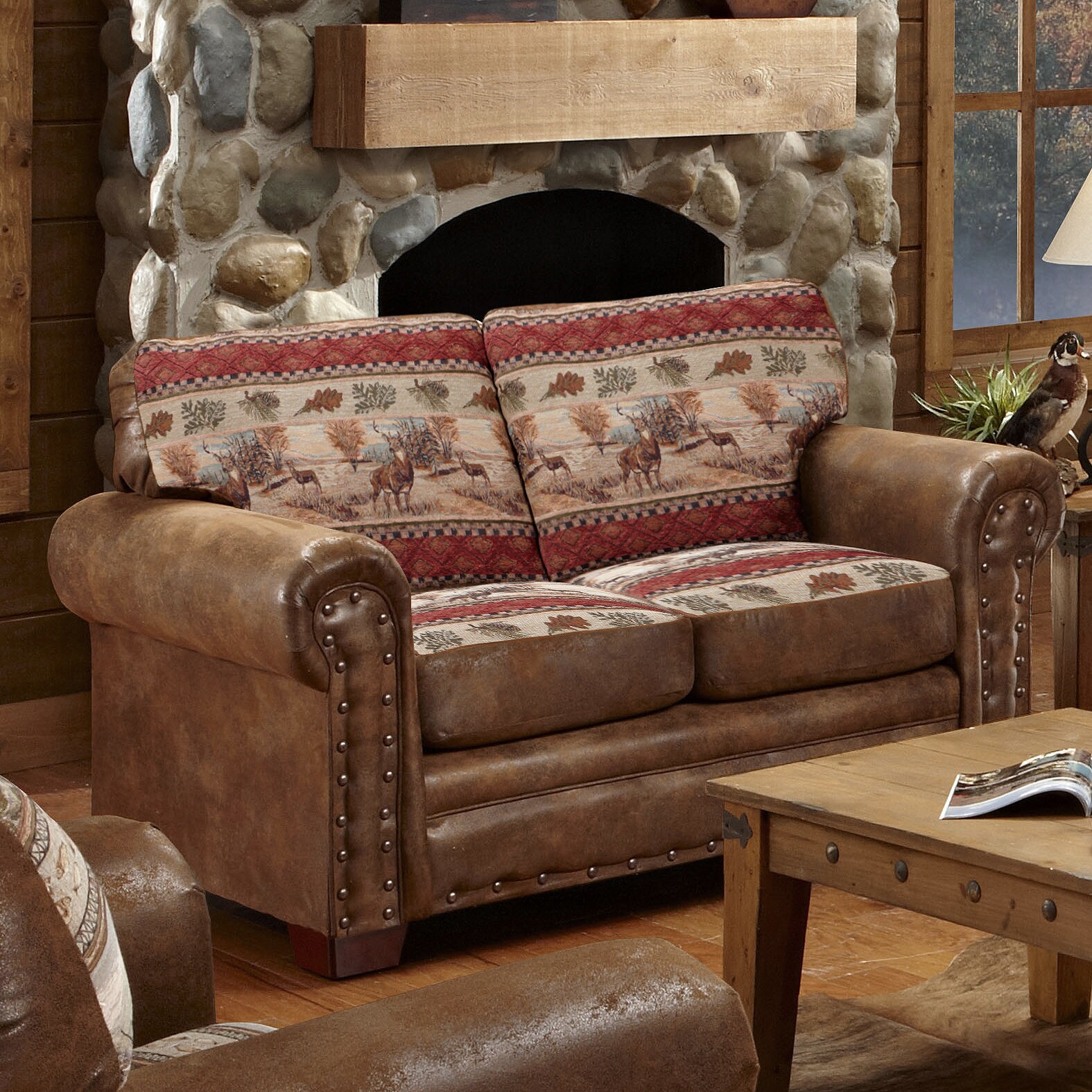 Cabin Style Sleeper Sofa | Baci Living Room