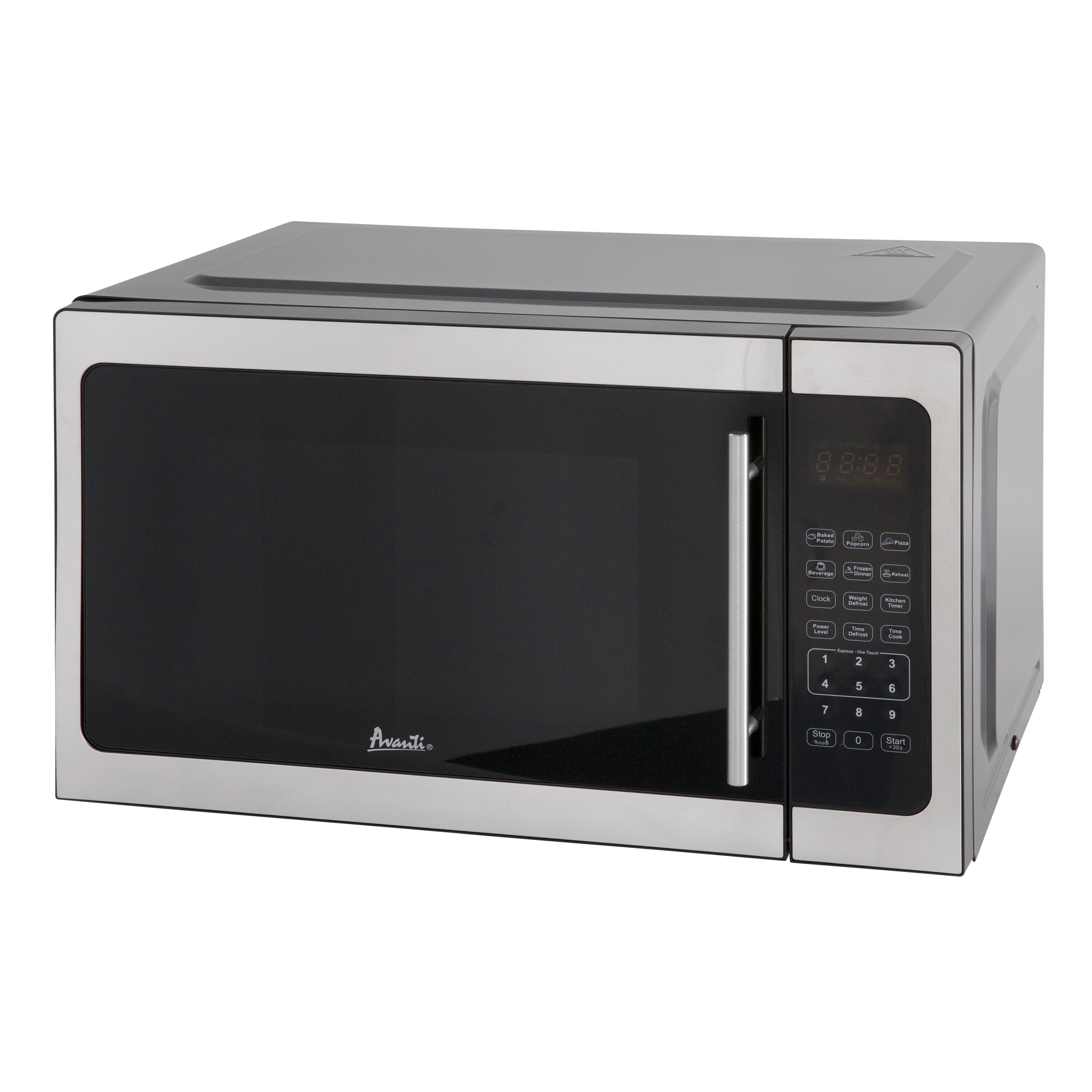 Avanti 1.5 Cu Ft Silver Stainless Steel Countertop Microwave for RV