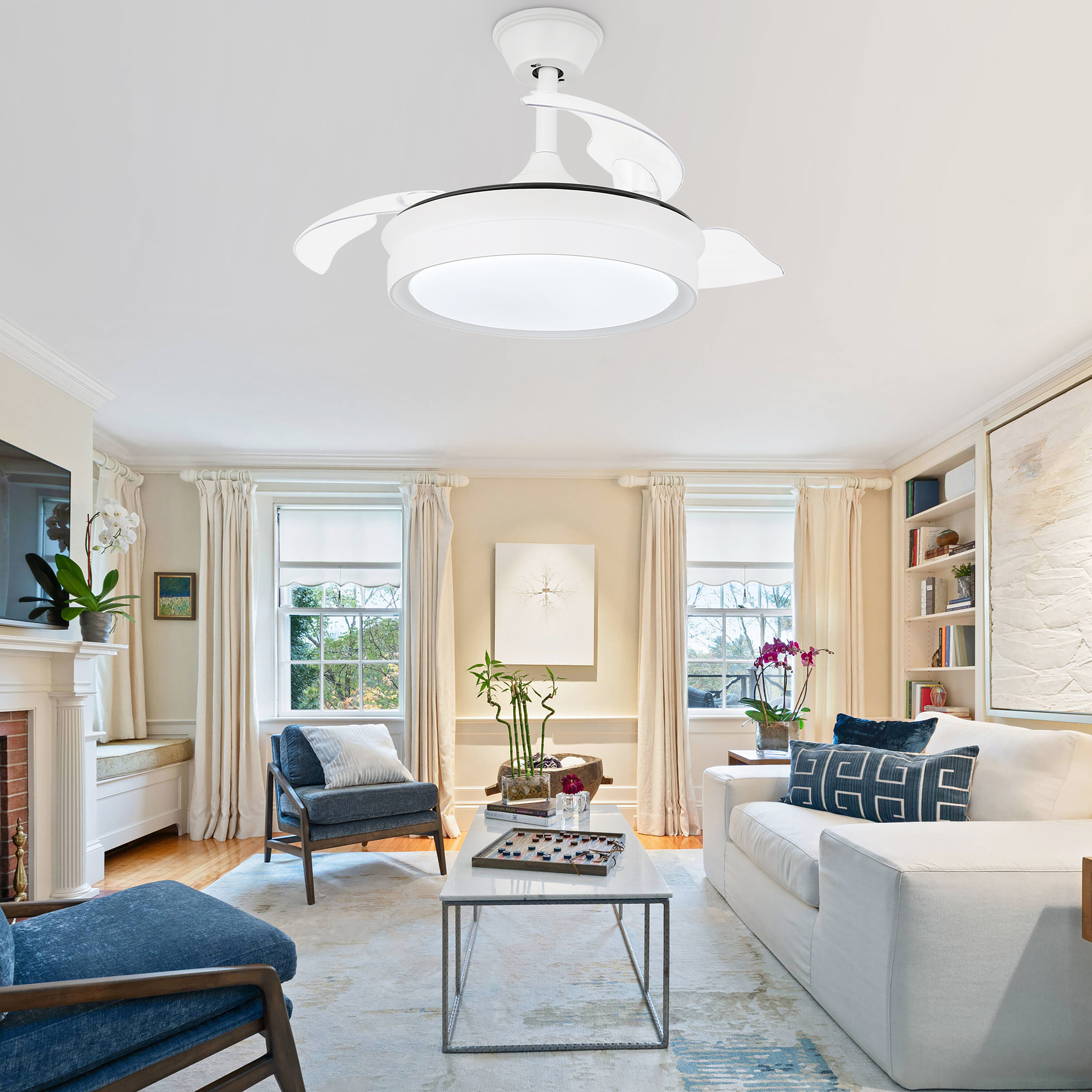 Cusp Barn BD3605-W Ceiling-Fans - View #3