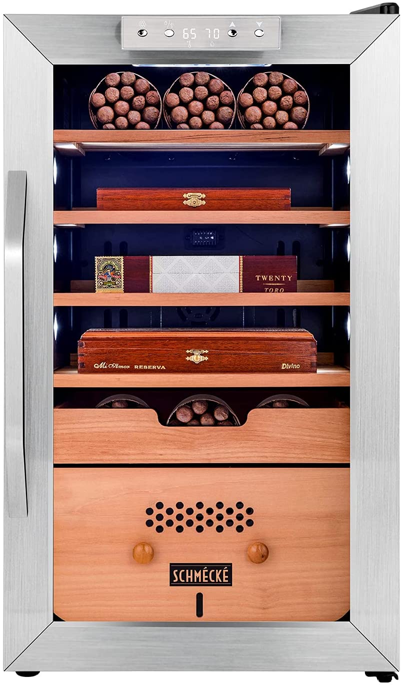 29.1-in x 16.9-in x 17.7-in Stainless Steel Humidor (Holds 400) in the Humidors at Lowes.com