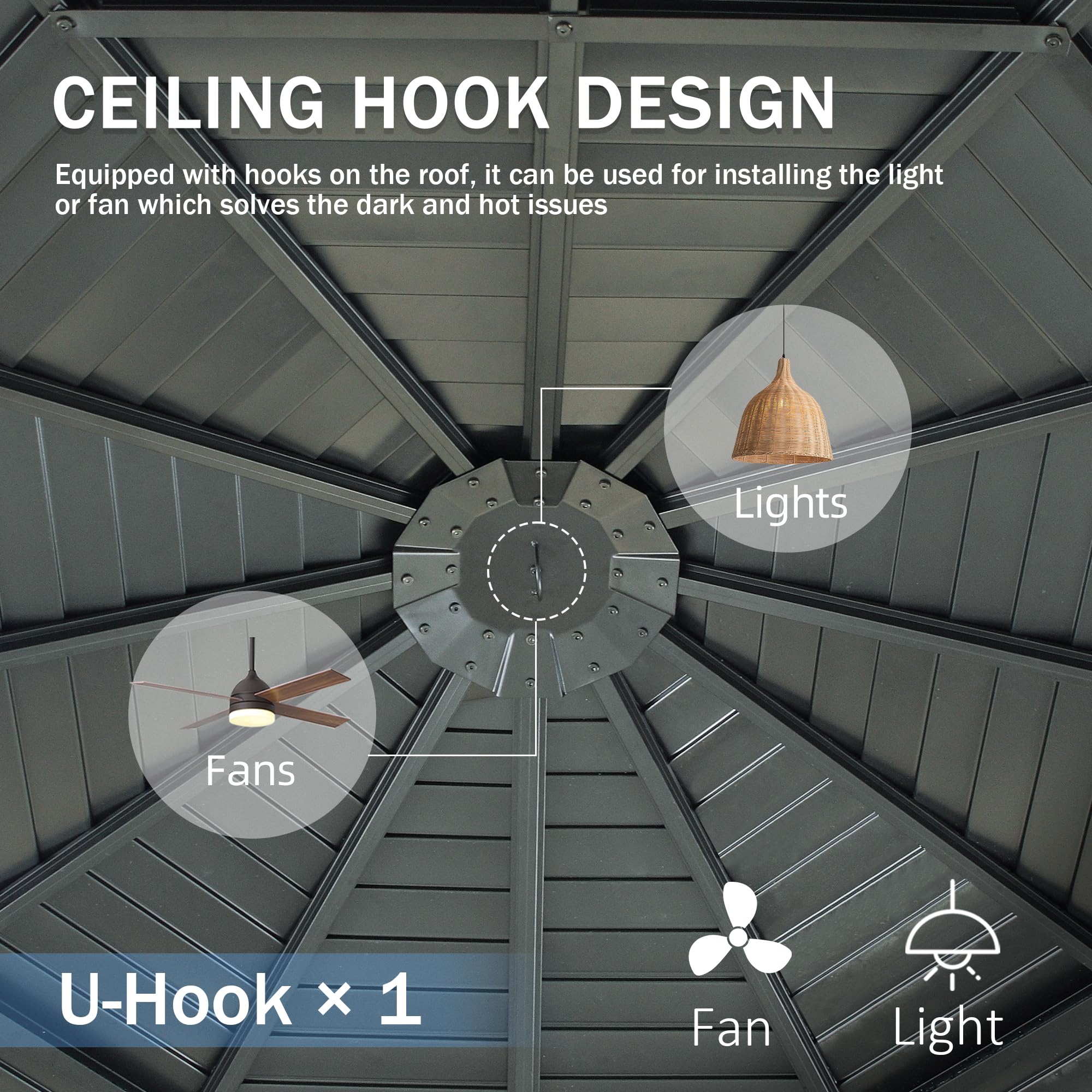 GDFStudio 334006 Wood-Resin-Gazebos - View #4