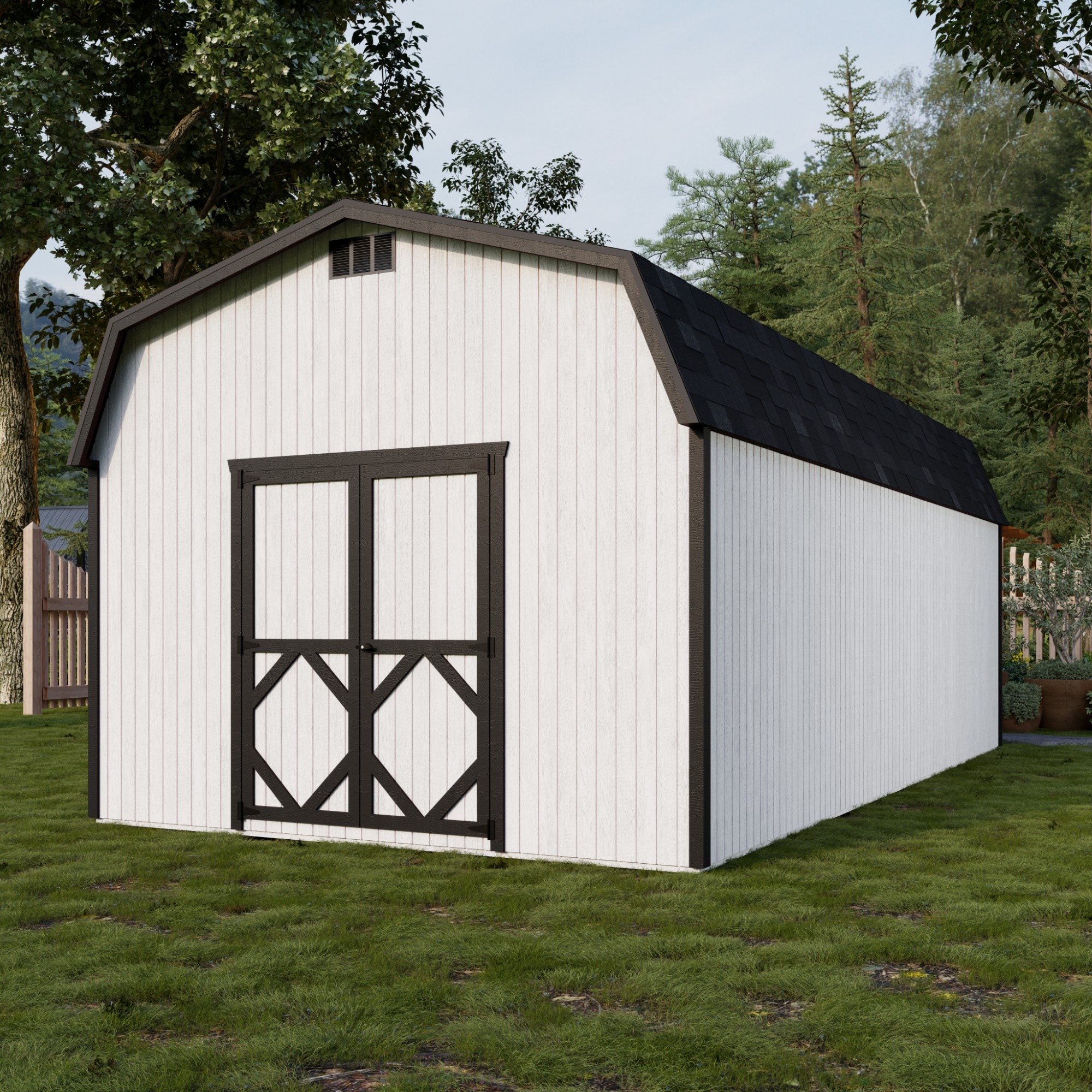 Little Cottage Co 12X24 CGB-6-PC Wood-Storage-Buildings - View #2