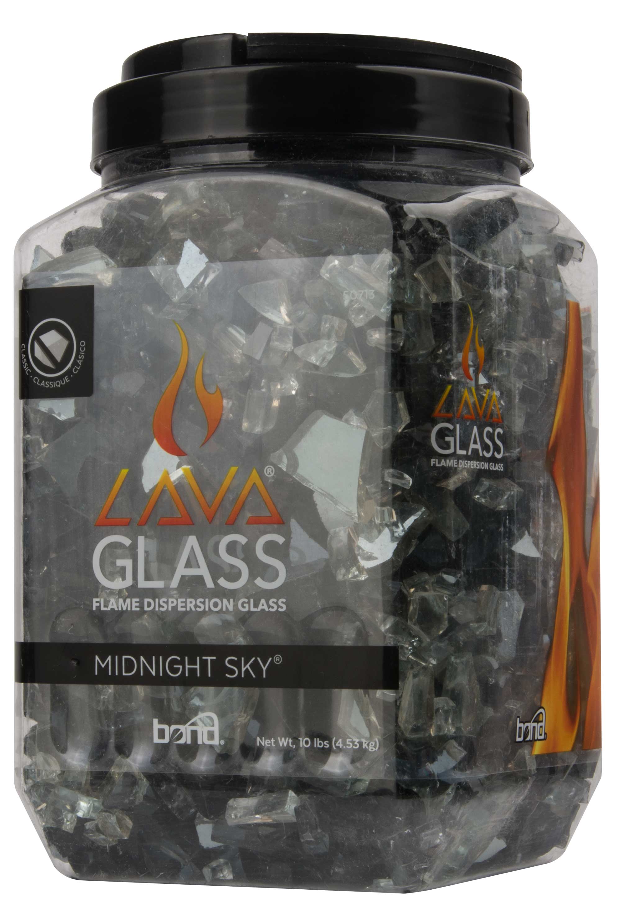 LAVAGLASS-Classic Midnight Sky 10 lb Jar | - Bond 50713-1