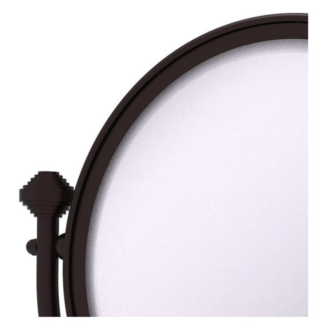 Allied Brass Southbeach 8-in x 16-in Matte White Double-Sided Magnifying Wall-Mounted Vanity Mirror Allied Brass Southbeach 8-in x 16-in Matte White Double-Sided Magnifying Wall-Mounted Vanity Mirror