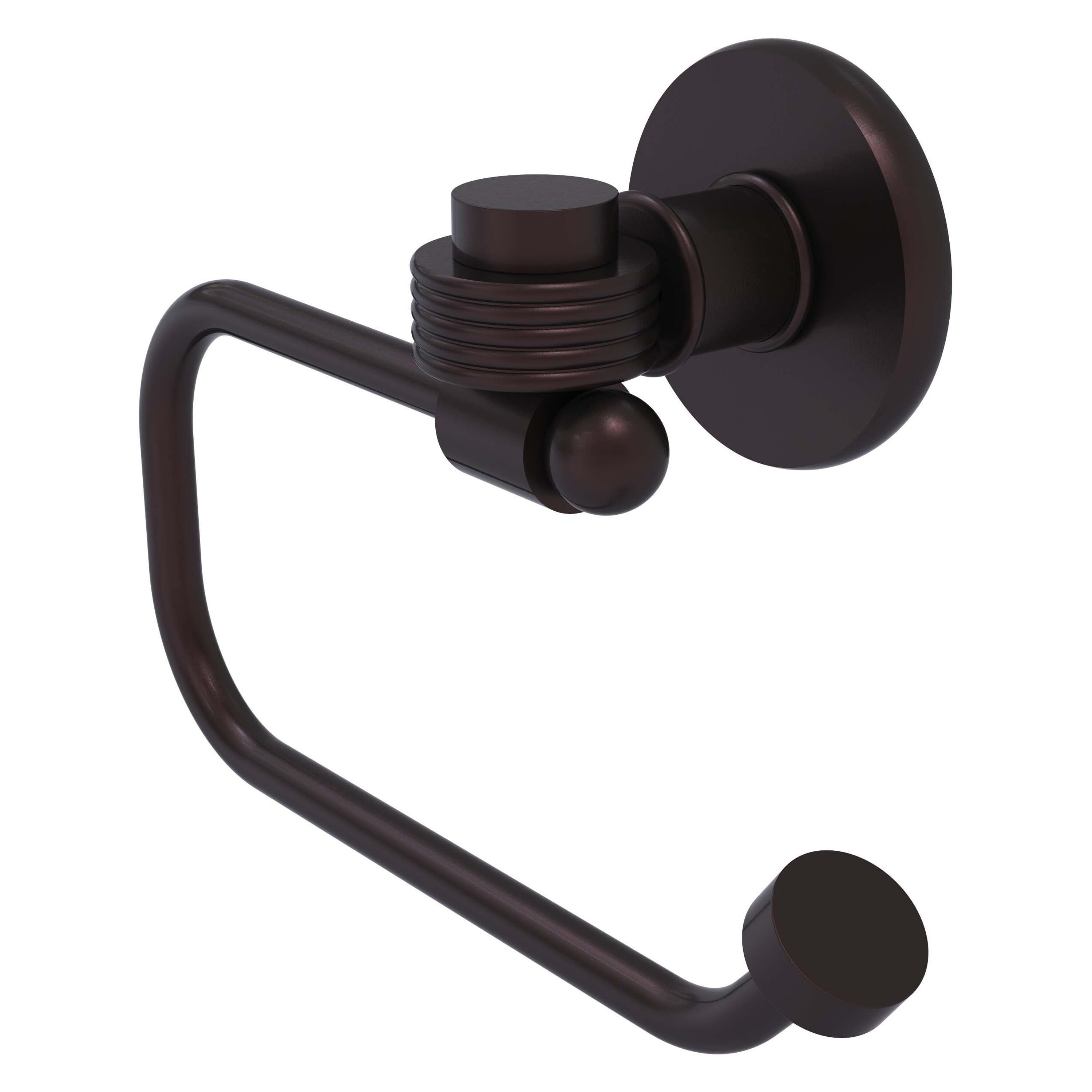 Allied Brass 2024EG-ABZ Continental Antique Bronze Wall mount Single post Toilet Paper Holder 1 -Rolls