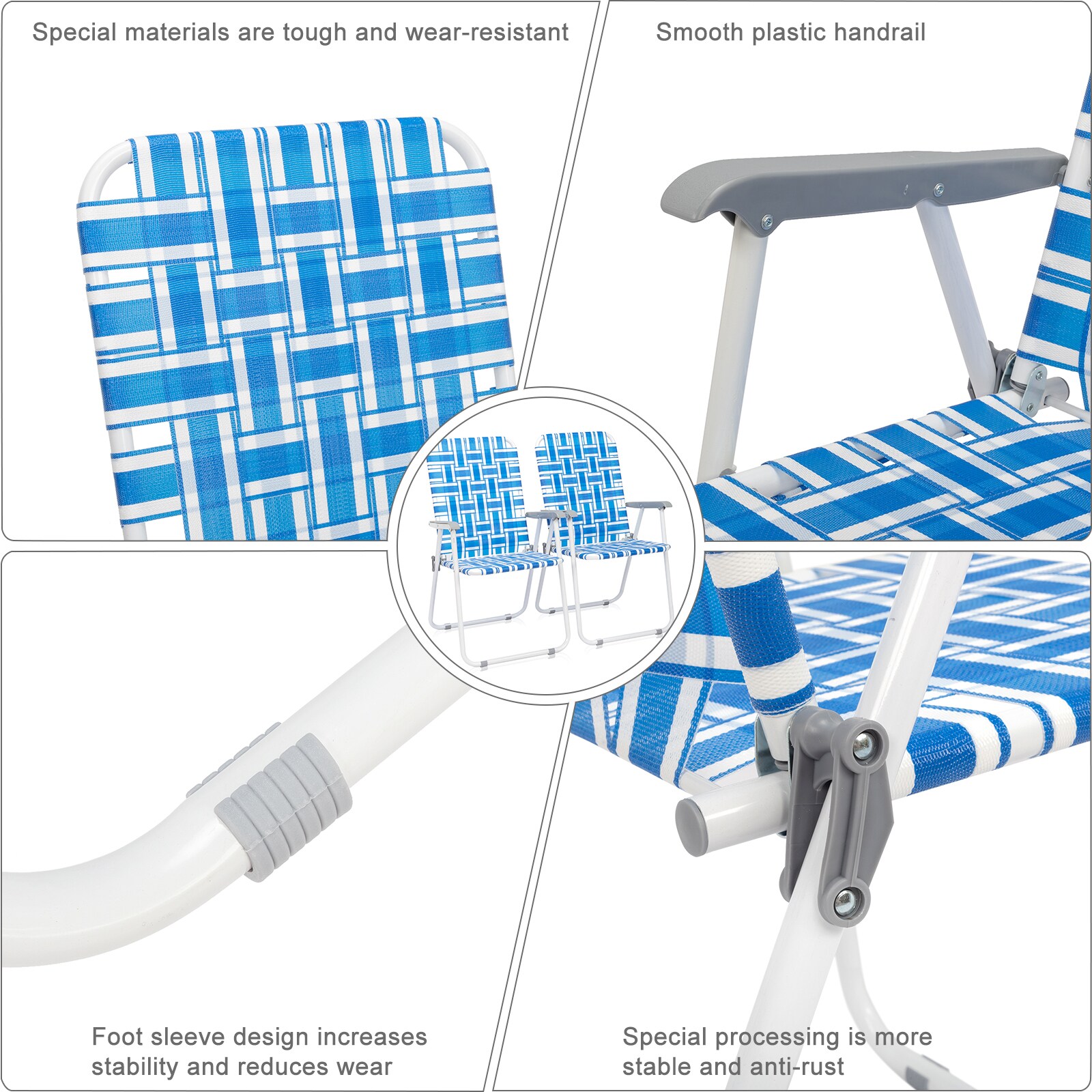 Winado 891243412398 Beach-Camping-Chairs - View #5