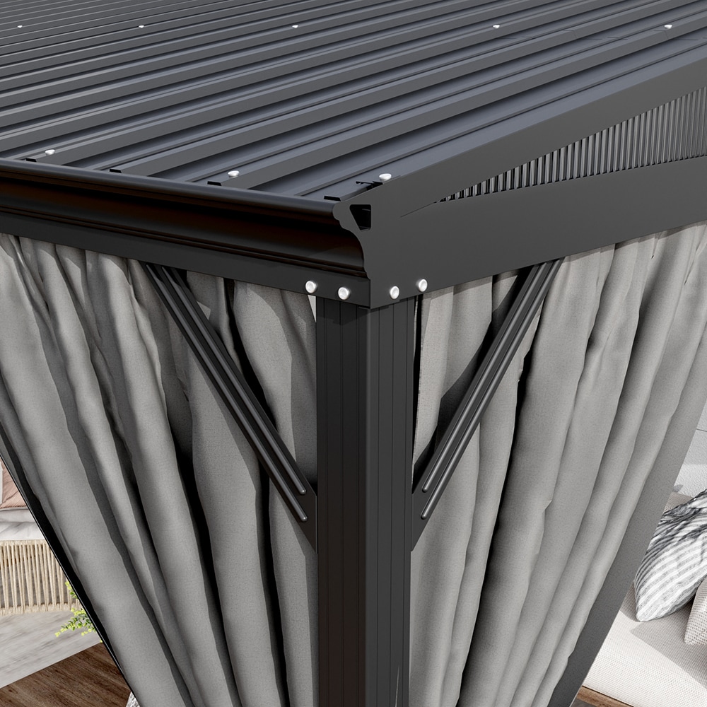Homsee C-KF510012-02-ABC Wood-Resin-Gazebos - View #11
