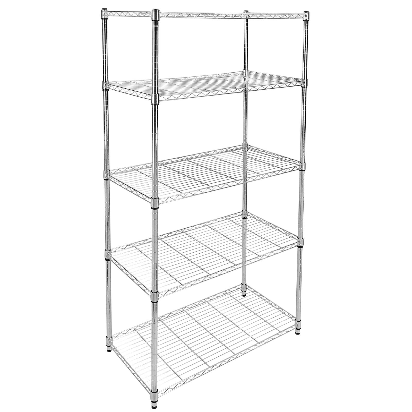 Kahomvis Metal Heavy Duty 5 Tier Utility Shelving Unit 356 In W X 176 In D X 732 In H 6221