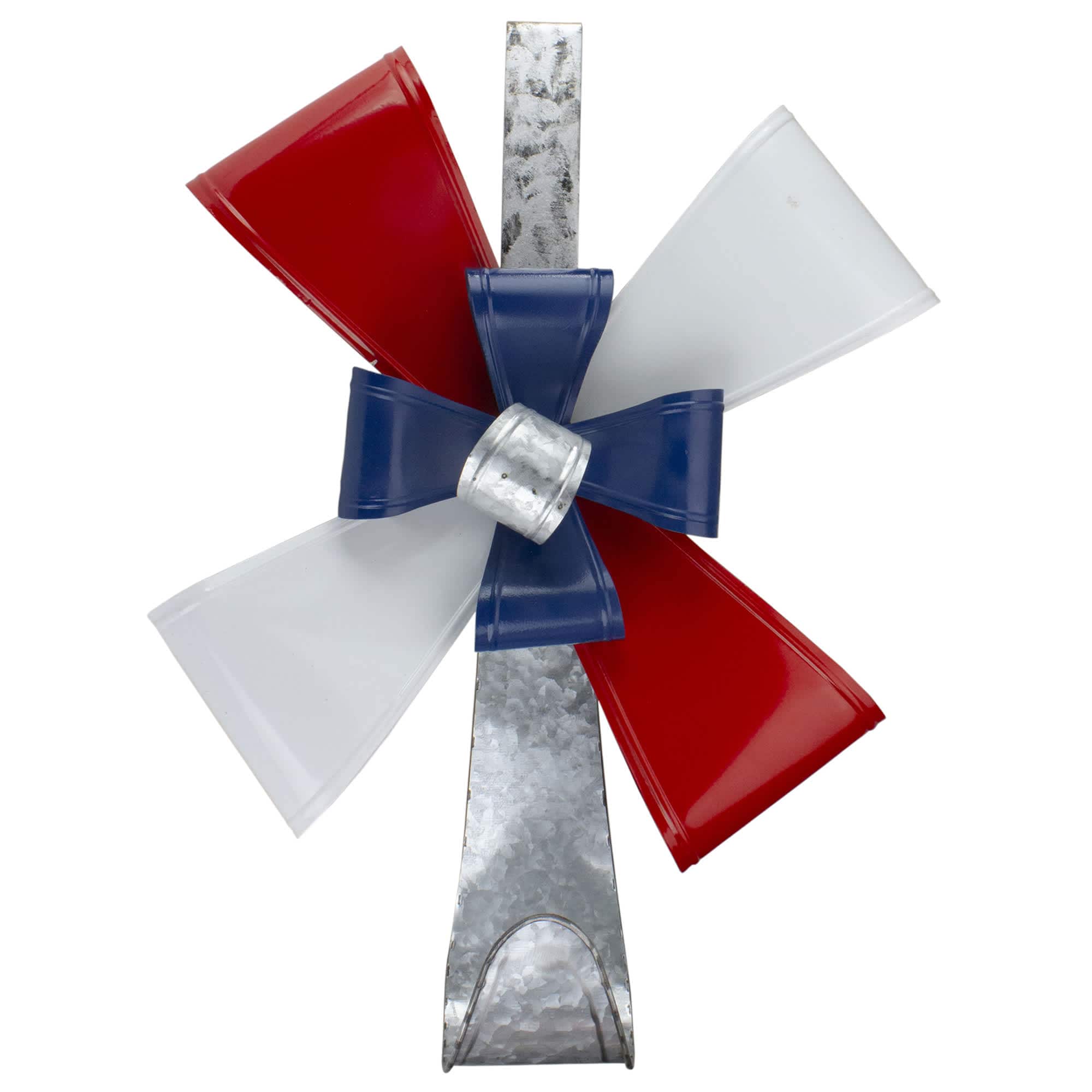 Northlight 21.25 inch Red White and Blue Christmas Wreath Hanger