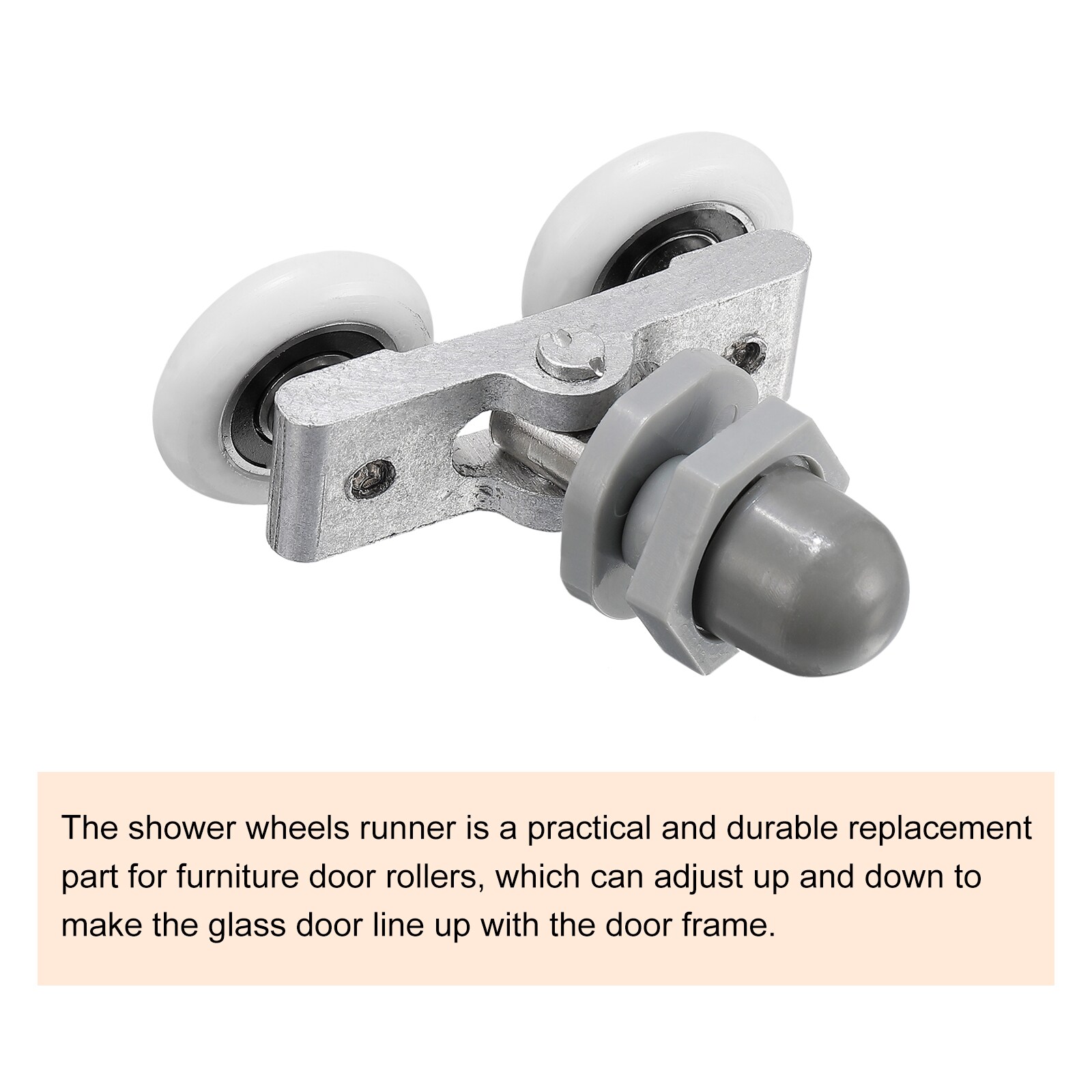 Unique Bargains S25093000UX9438 Tub-Shower-Door-Rollers - View #4