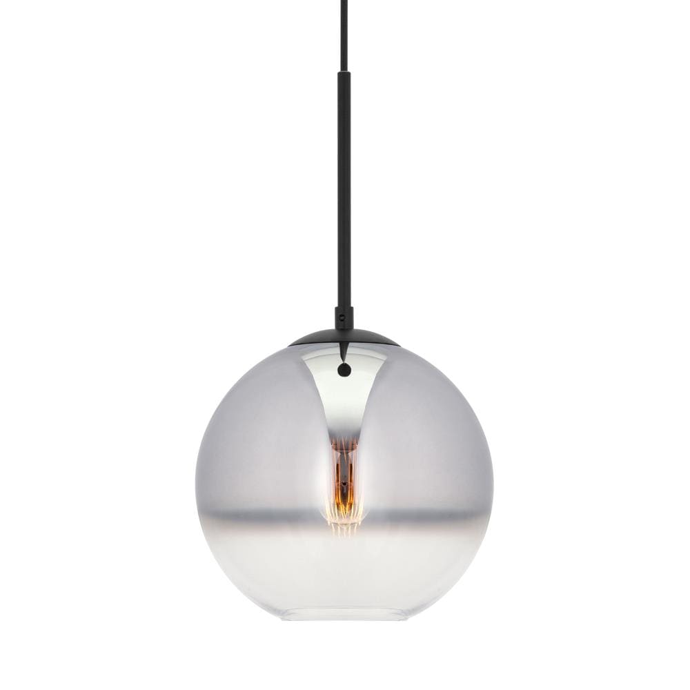 Callisto Transitional Black and Gold Globe Pendant Light