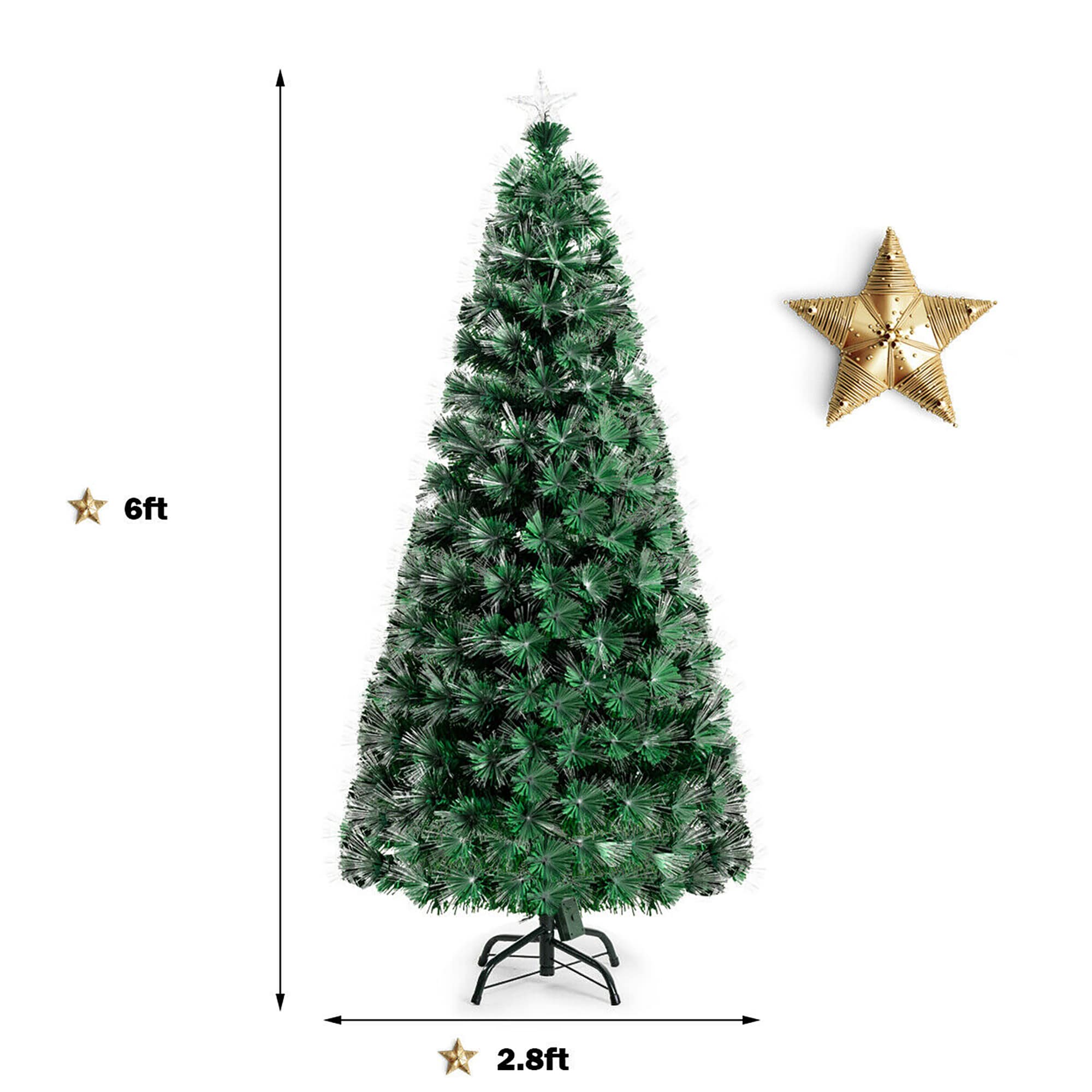 Forclover HYFW-TR337 Artificial-Christmas-Trees - View #3