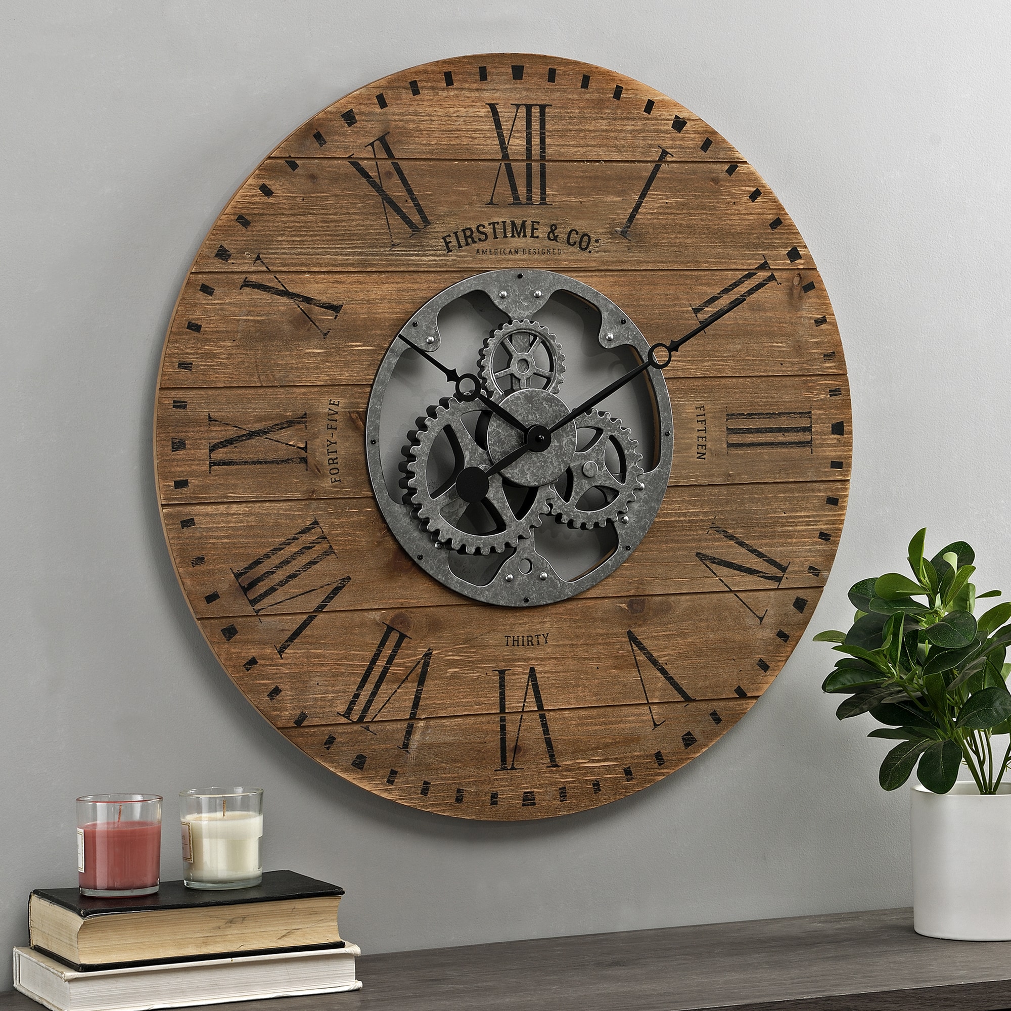 FirsTime 31188 Indoor-Outdoor-Clocks - View #2
