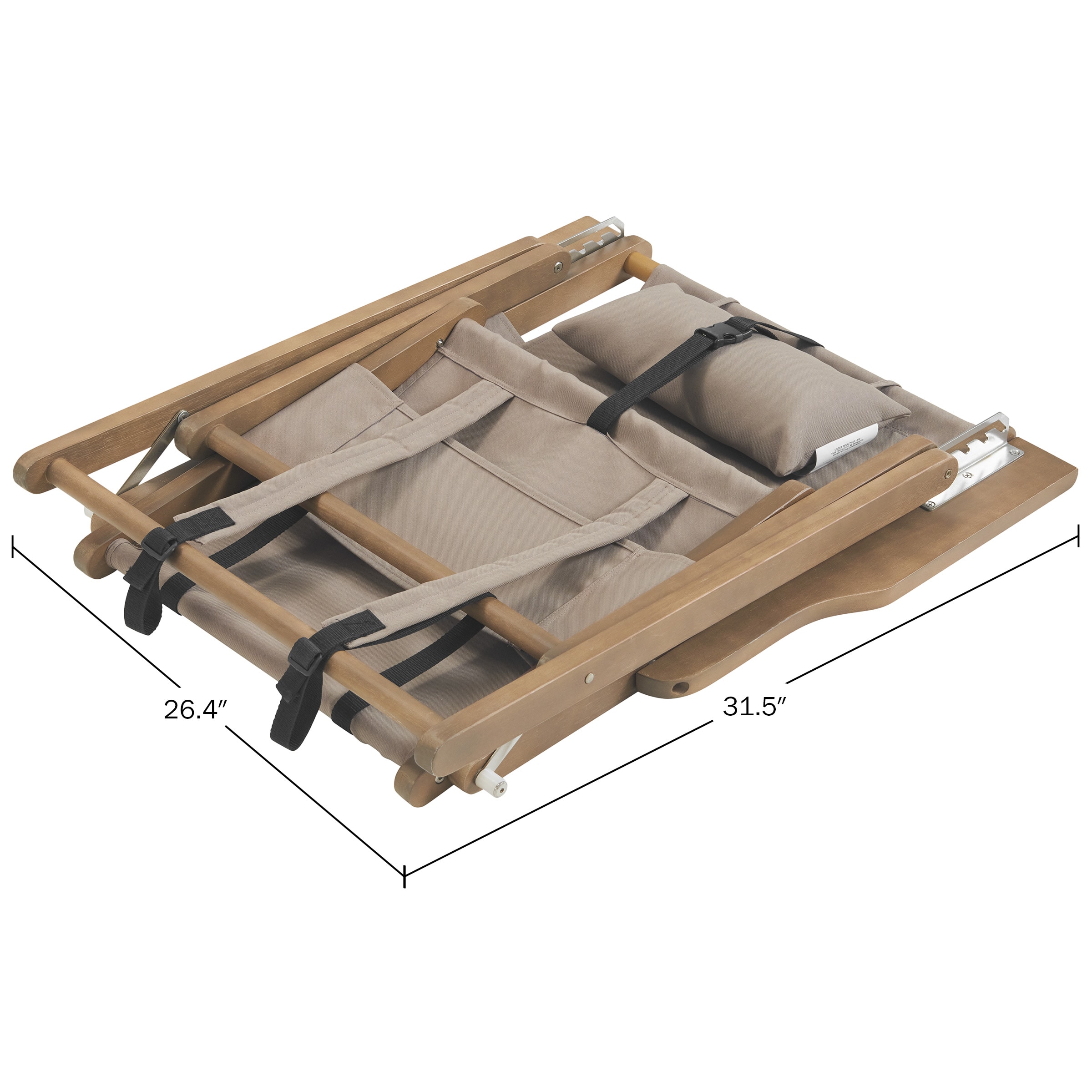 Lavish Home 80-OUTD-FLDBCH-1-2 Beach-Camping-Chairs - View #10