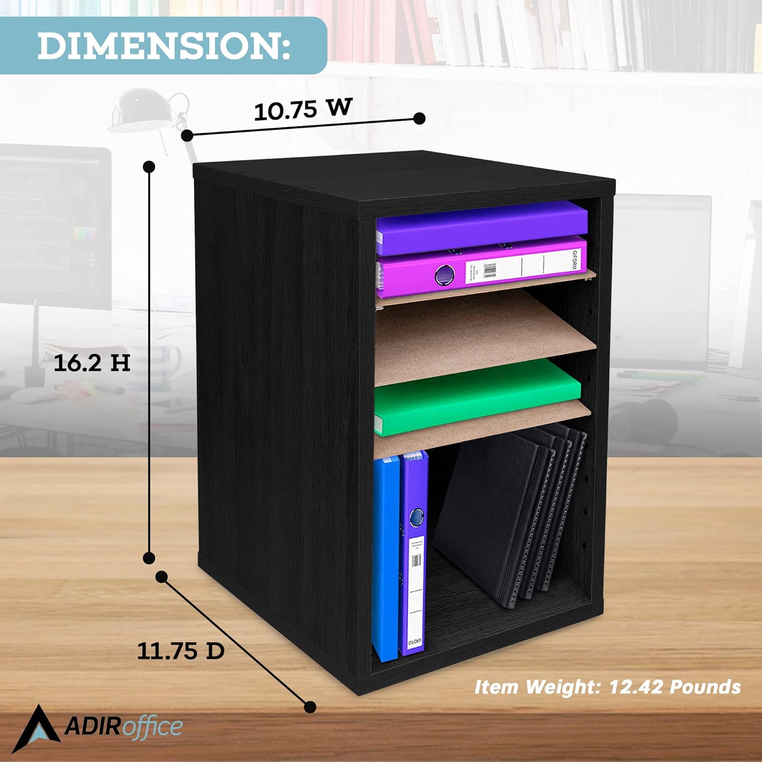 AdirOffice 500-11-BLK Desktop-Organizers - View #5