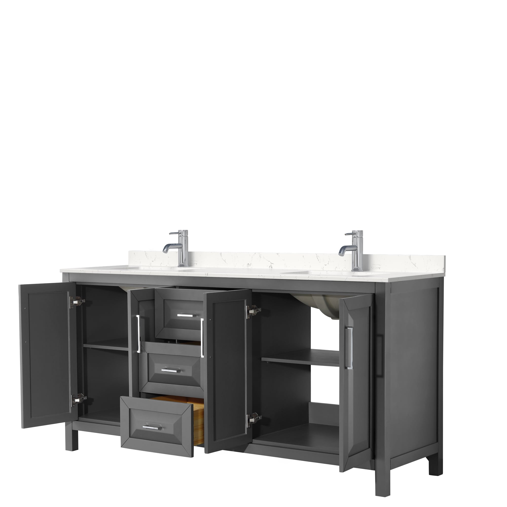 Wyndham Collection WCV252572DKGC2UNSMXX Bath-Vanity-Combo - View #2